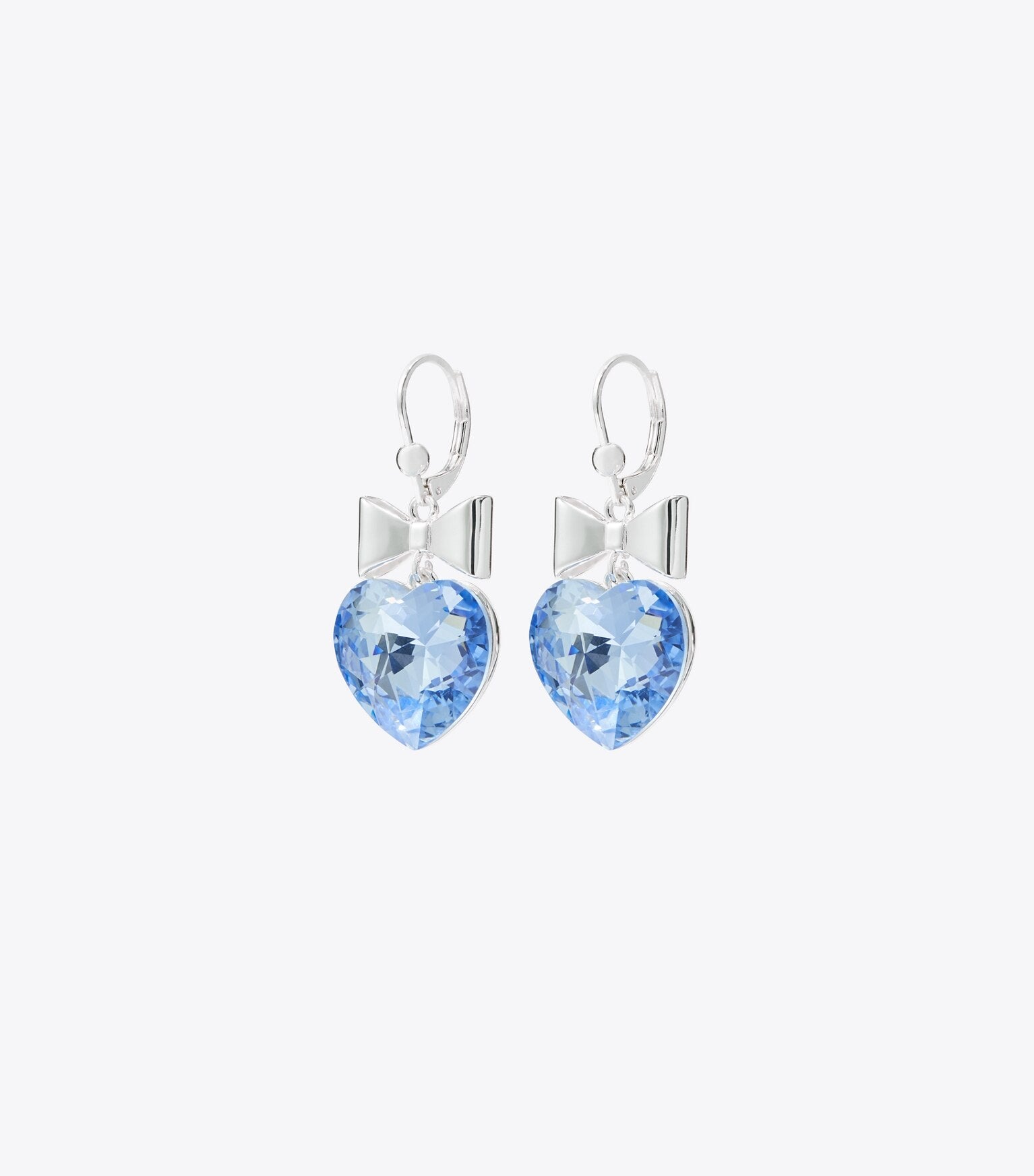Curiosity Heart and Bow Earrings