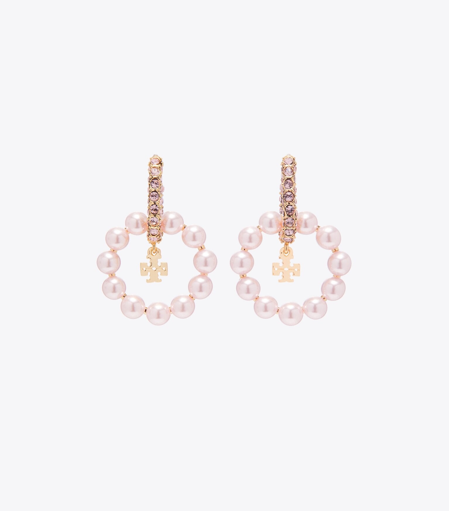 Moondance Pearl Hoop Earrings