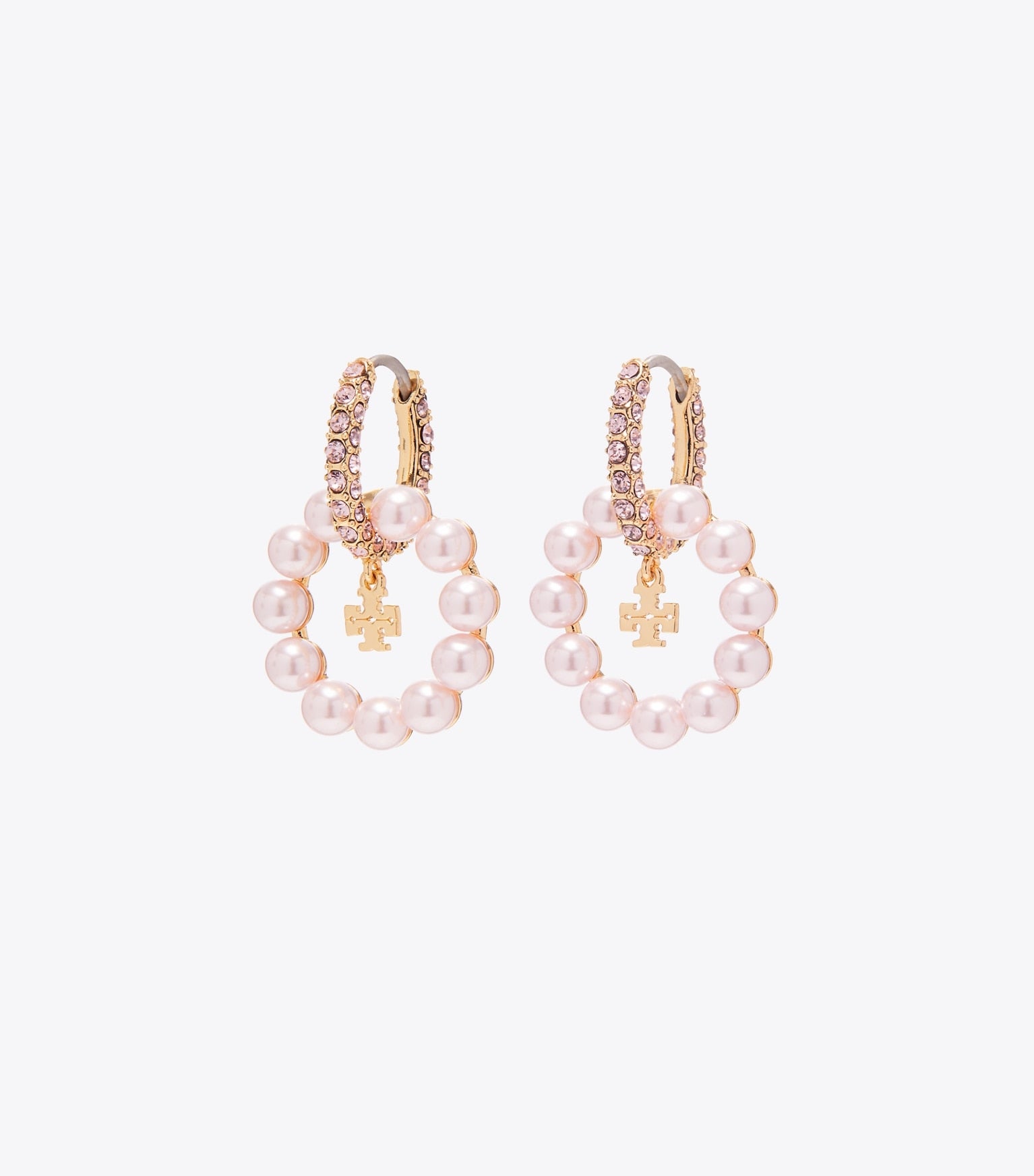 Moondance Pearl Hoop Earrings