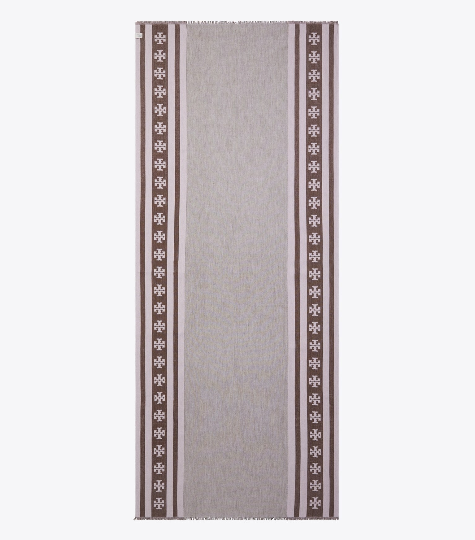 Logo Stripe Oblong Scarf
