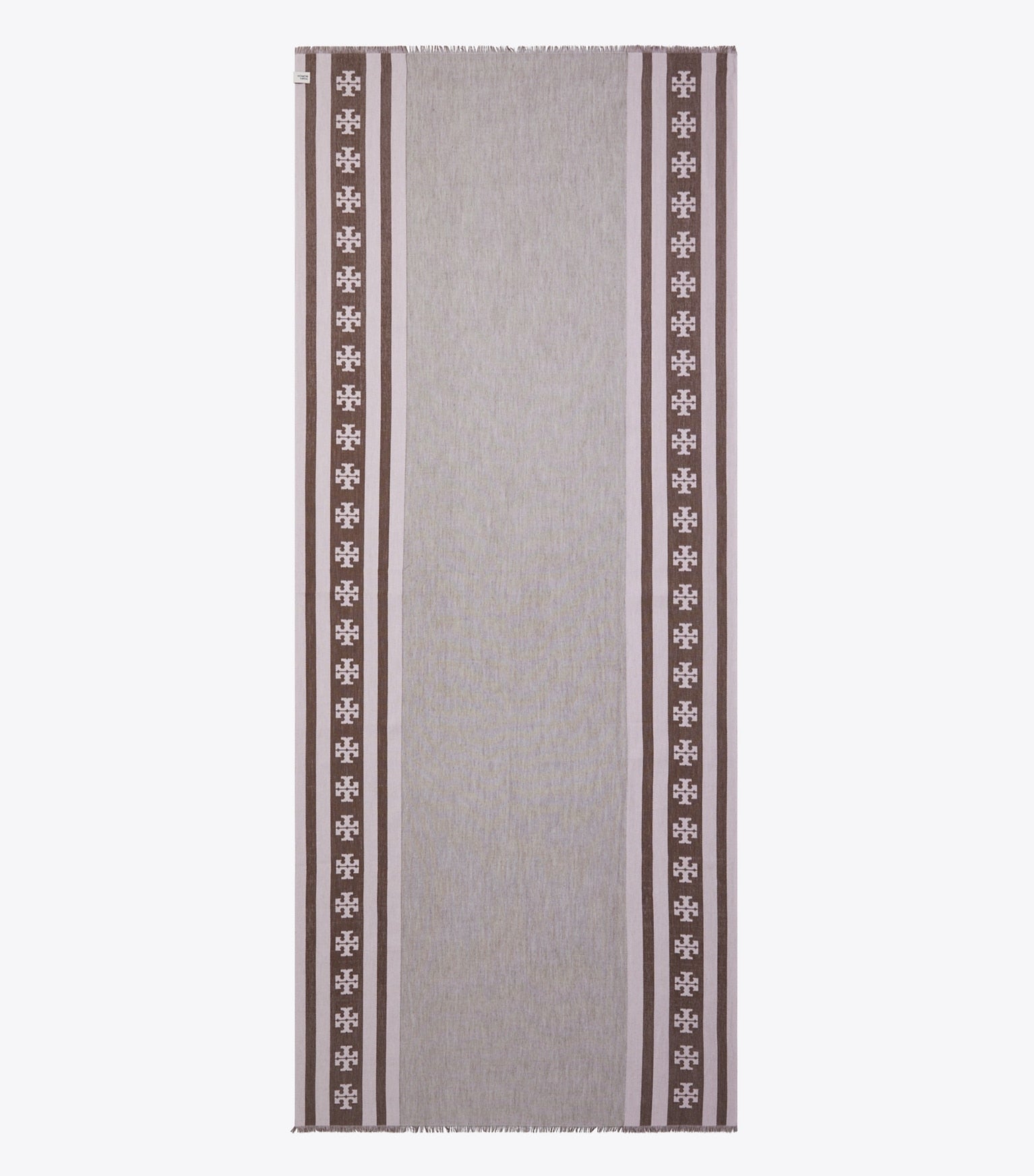 Logo Stripe Oblong Scarf