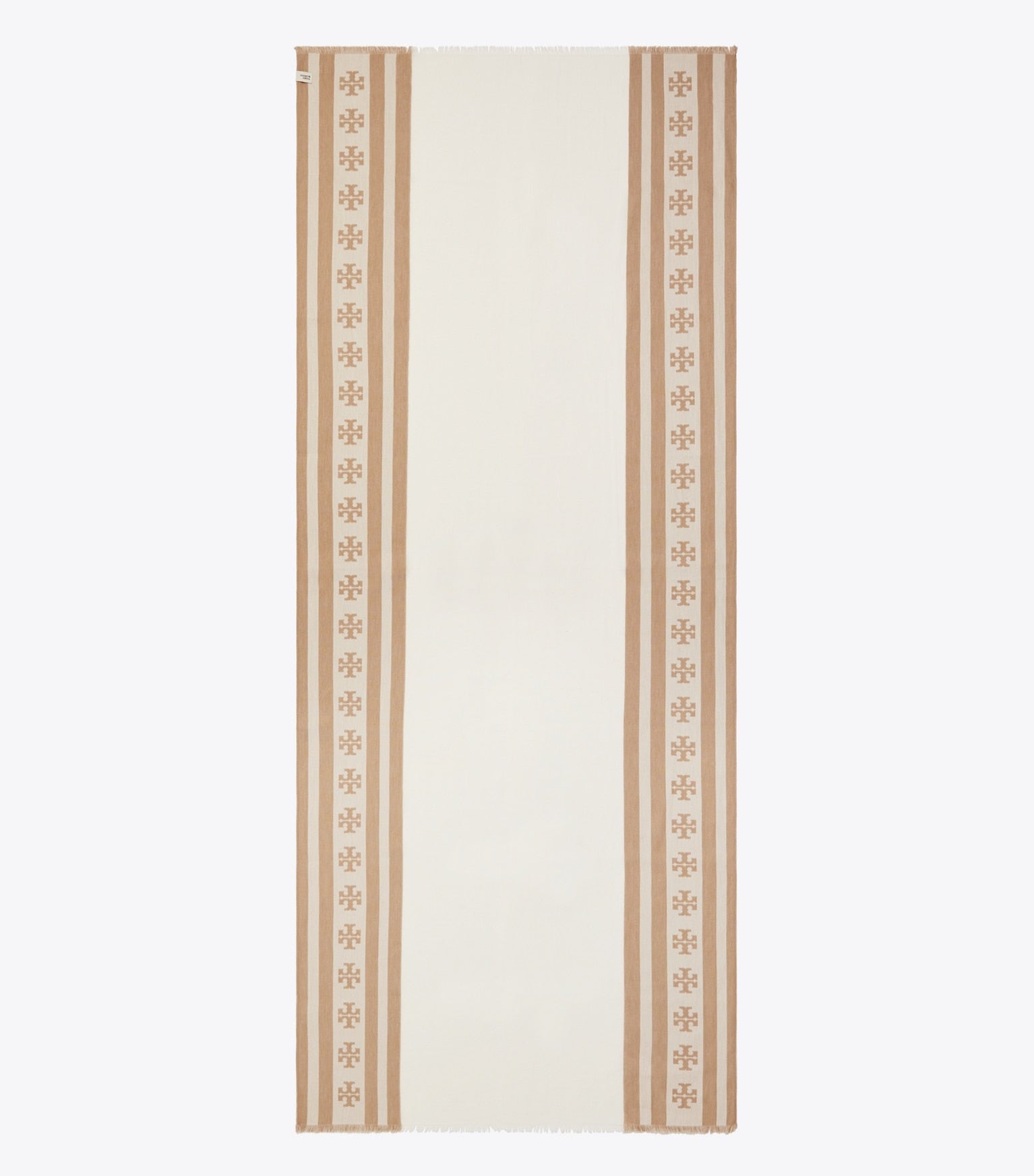 Logo Stripe Oblong Scarf