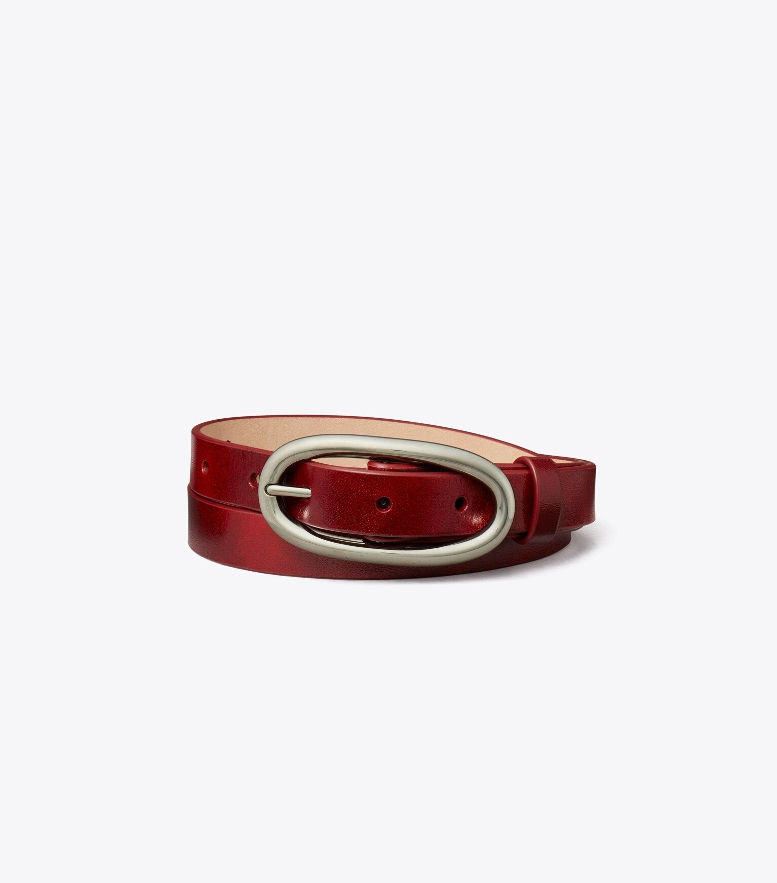 Large Pierced Buckle Belt