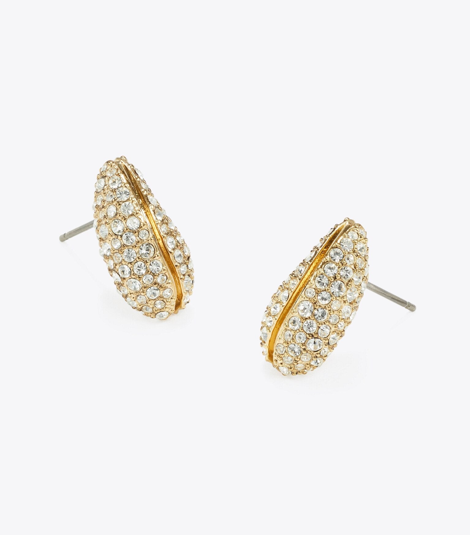 Mini Pierced Pavé Earrings