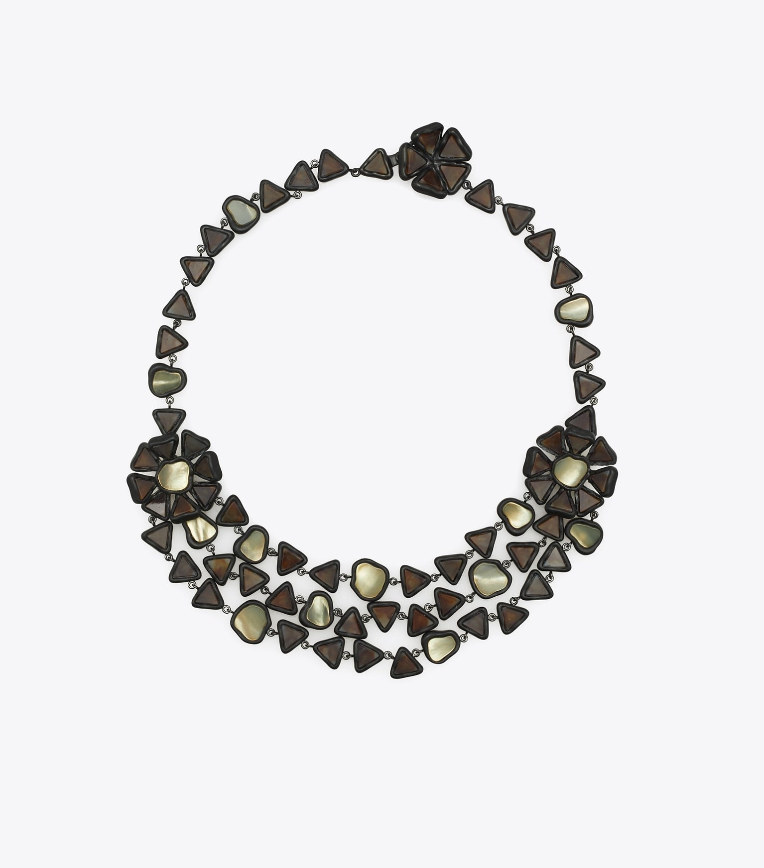 Curiosity Resin Triple Strand Necklace