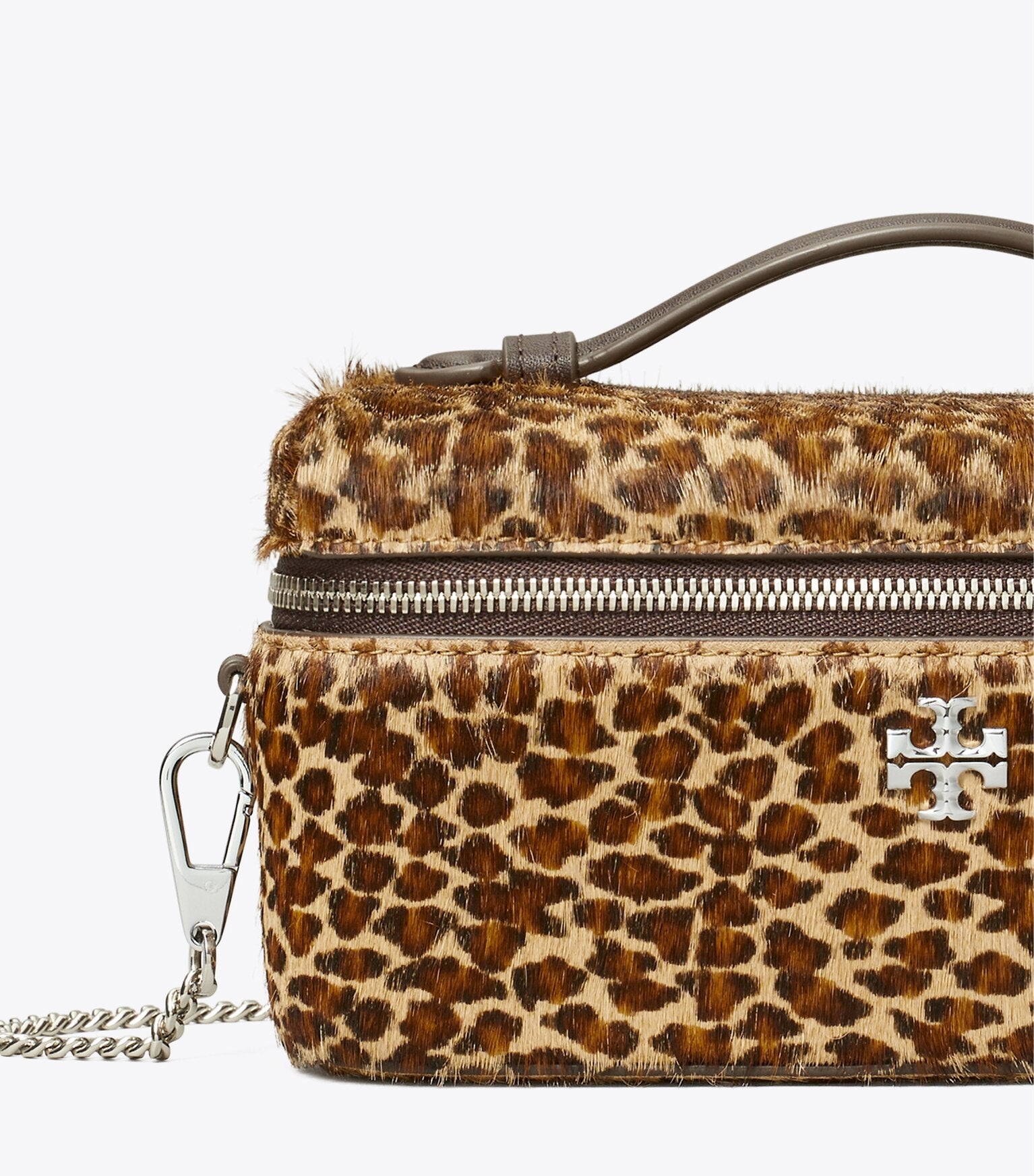 Kira Calf Hair Vanity Case