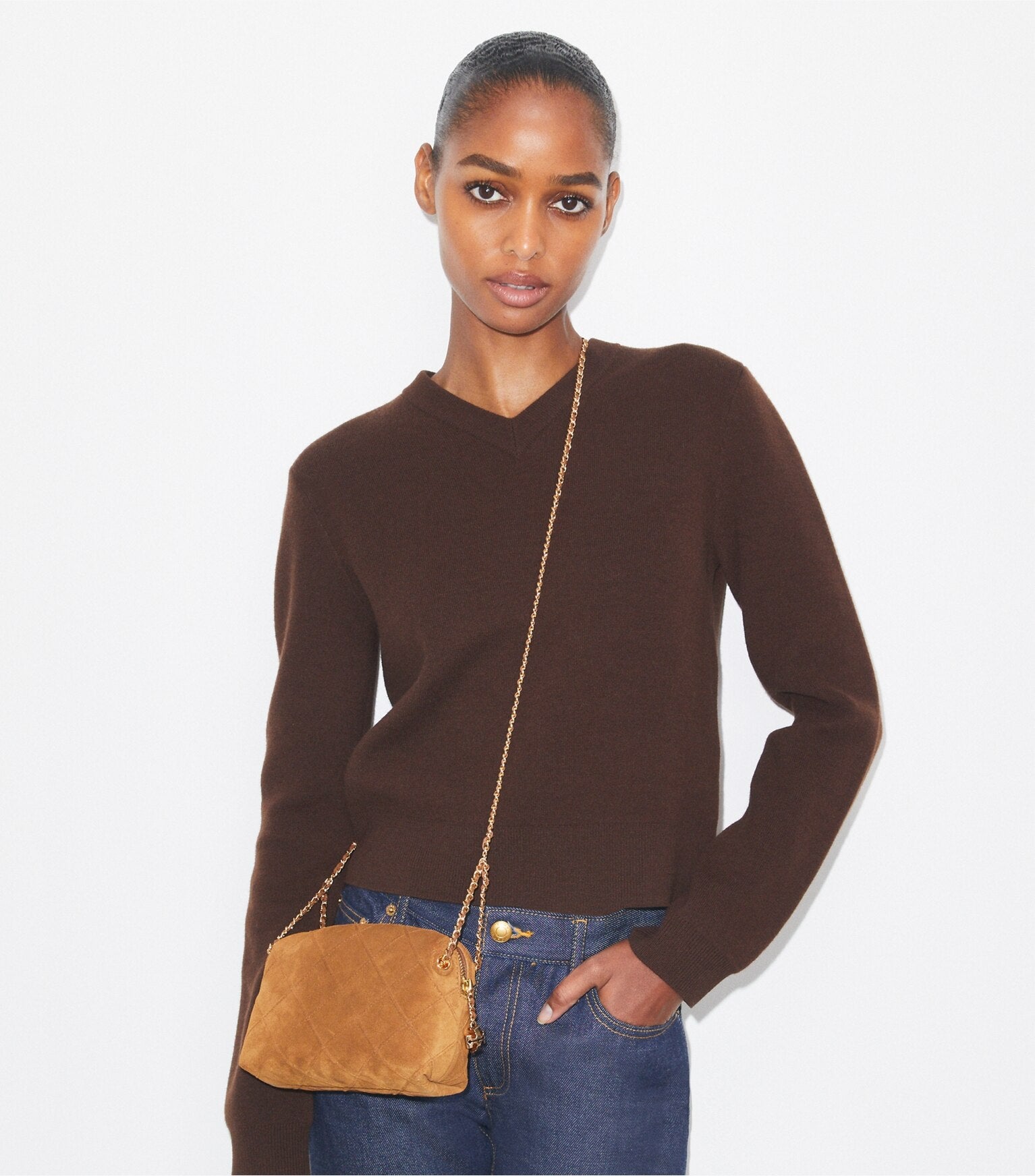 Fleming Suede Soft Crossbody Bag