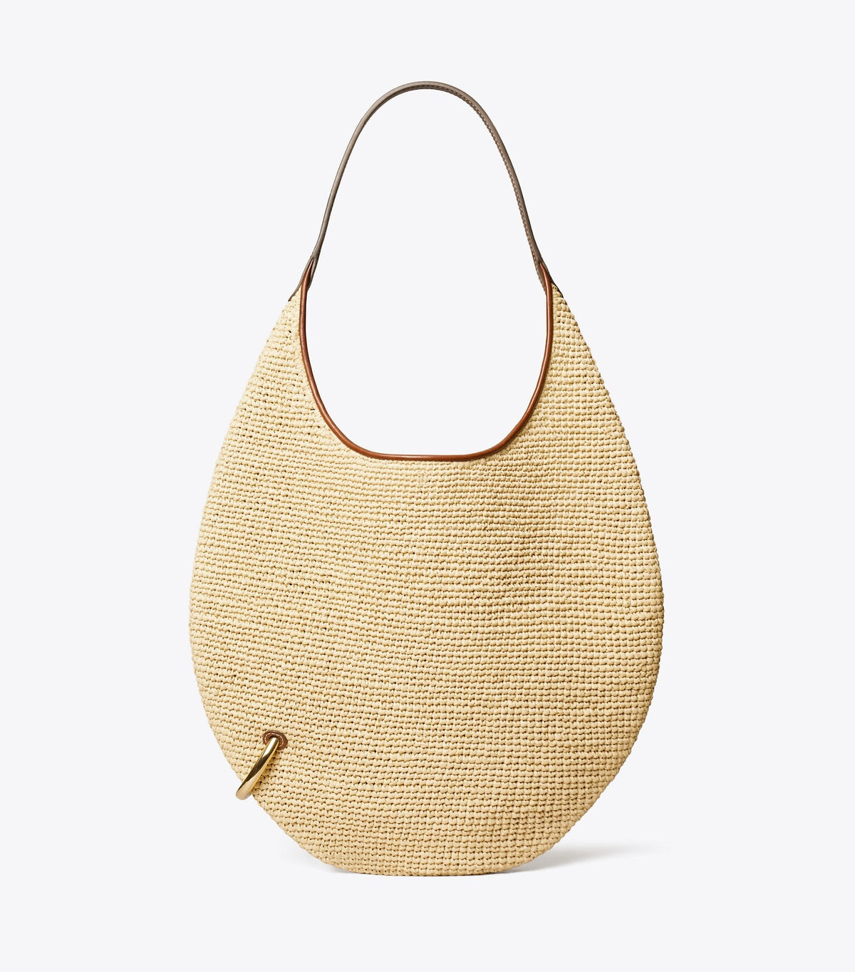 Pierced Soft Raffia Bag