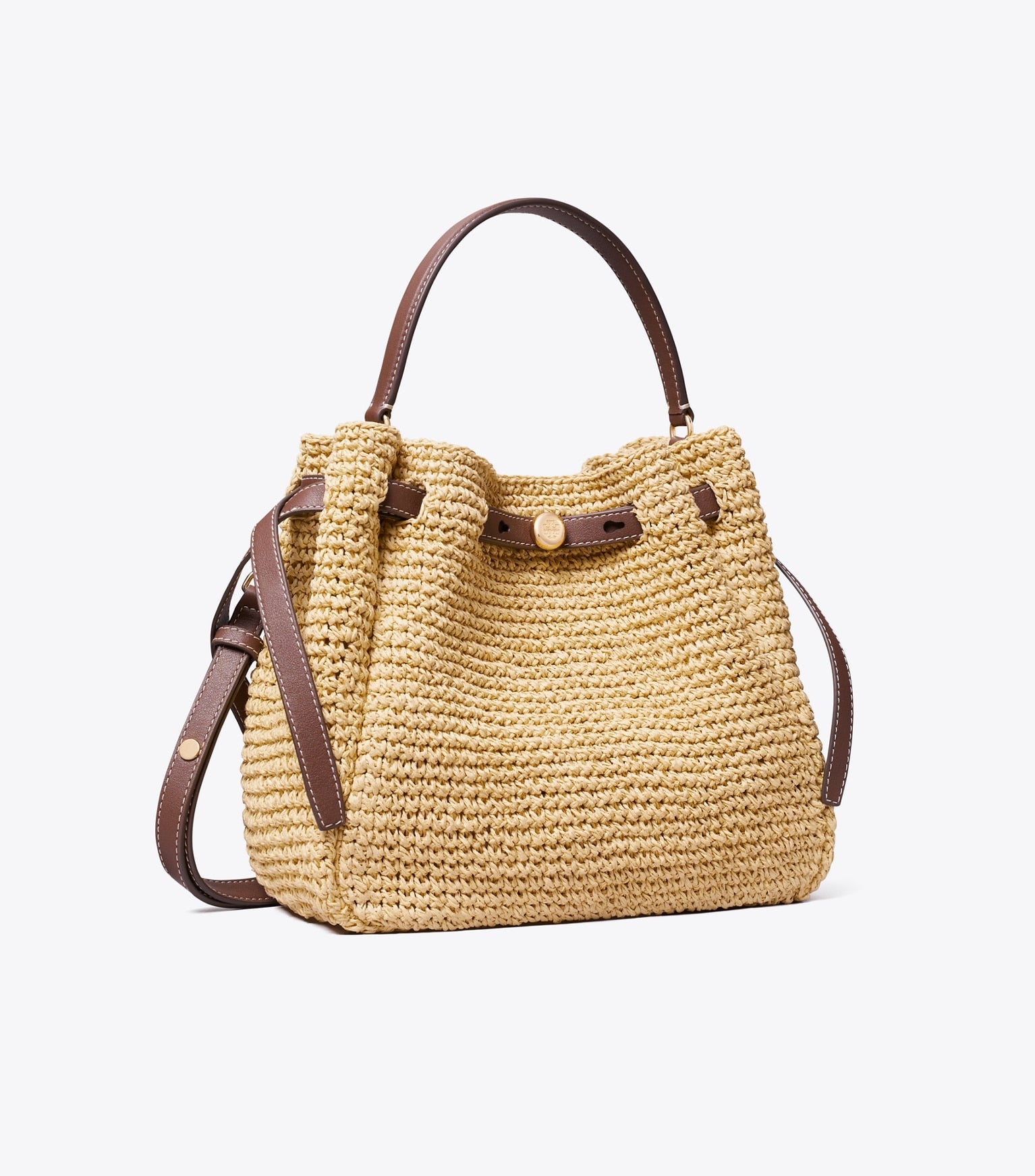 Romy Woven Bucket Bag