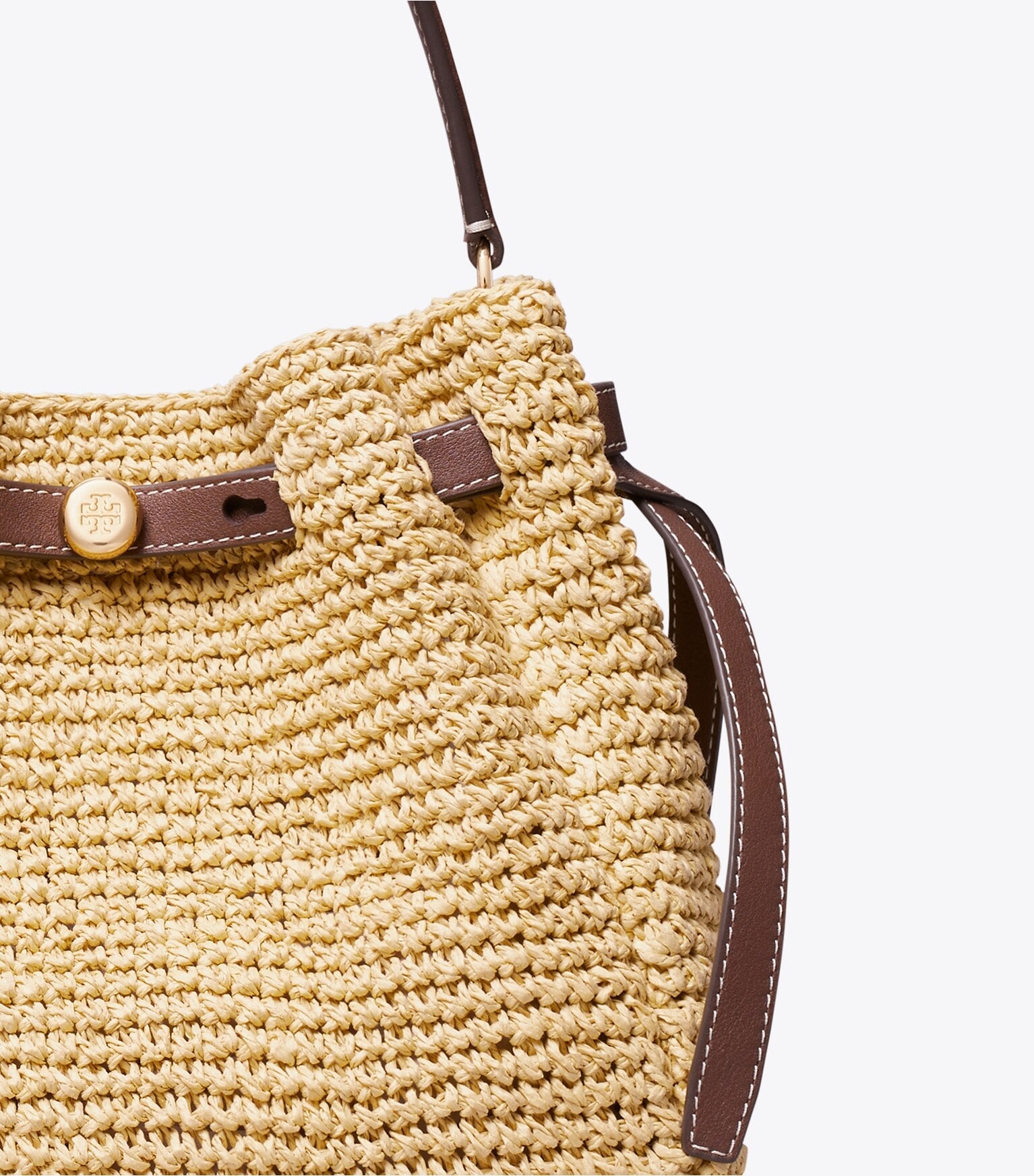 Romy Woven Bucket Bag