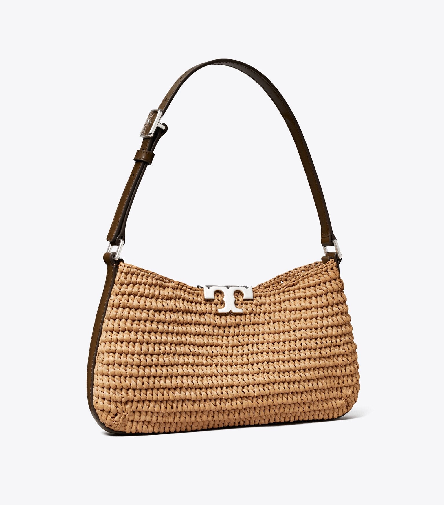 Eleanor Raffia Slim Shoulder Bag