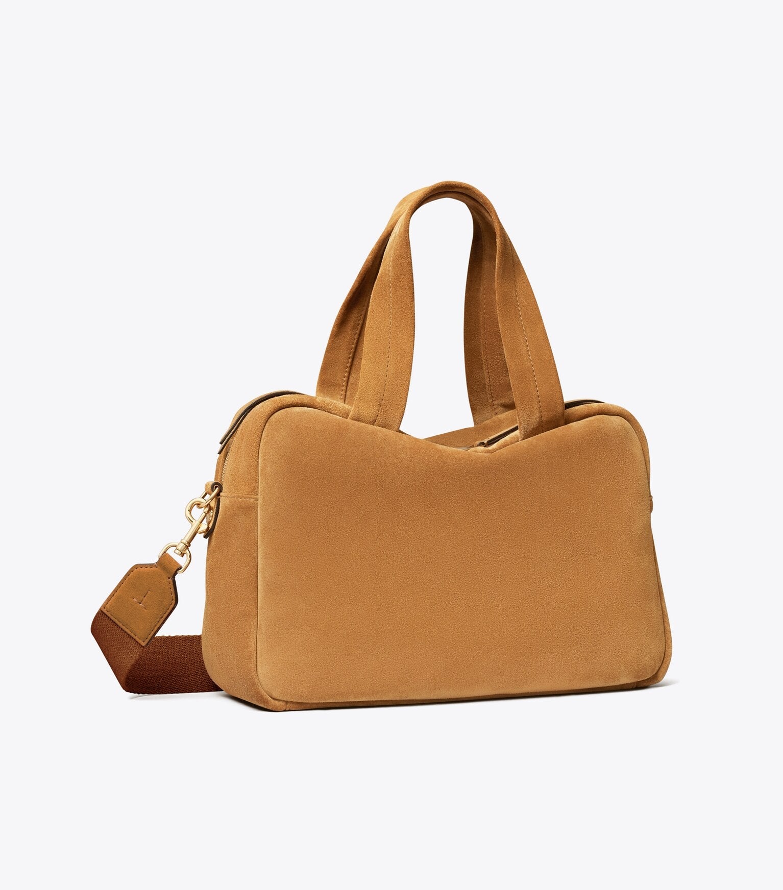 Suede Satchel