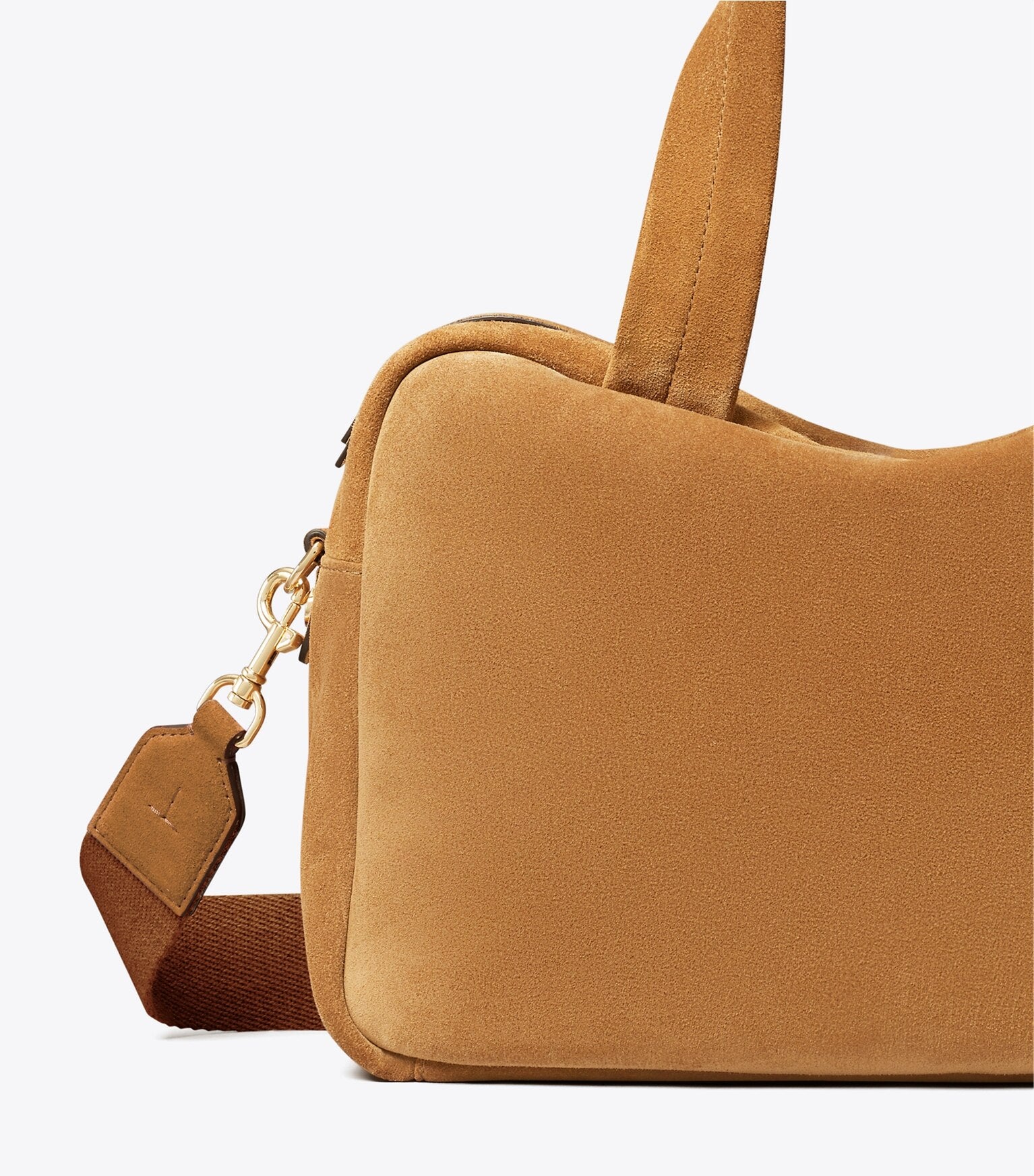 Suede Satchel