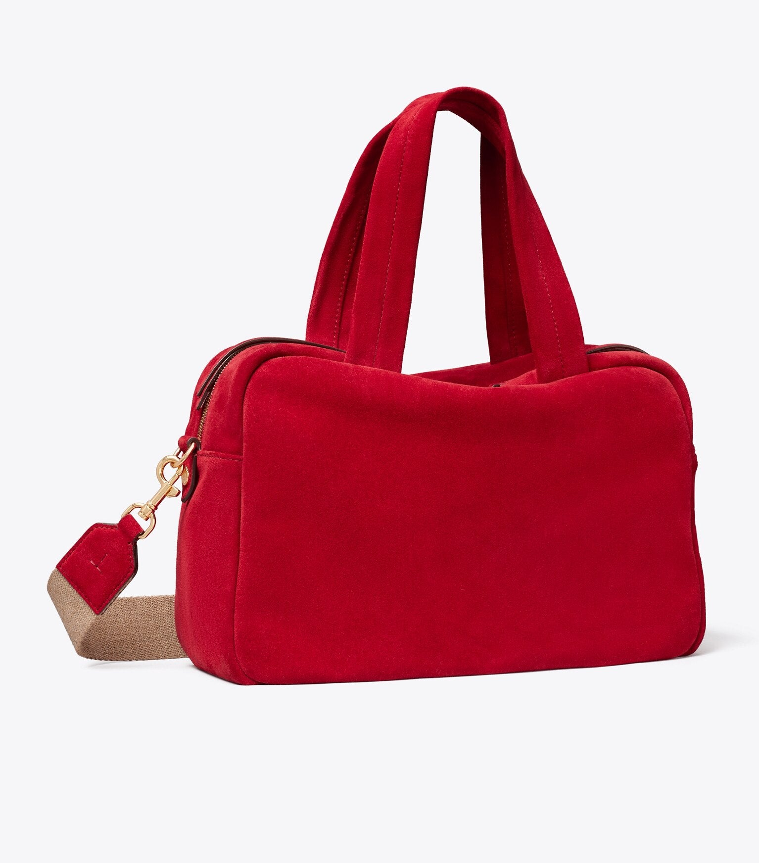 Suede Satchel