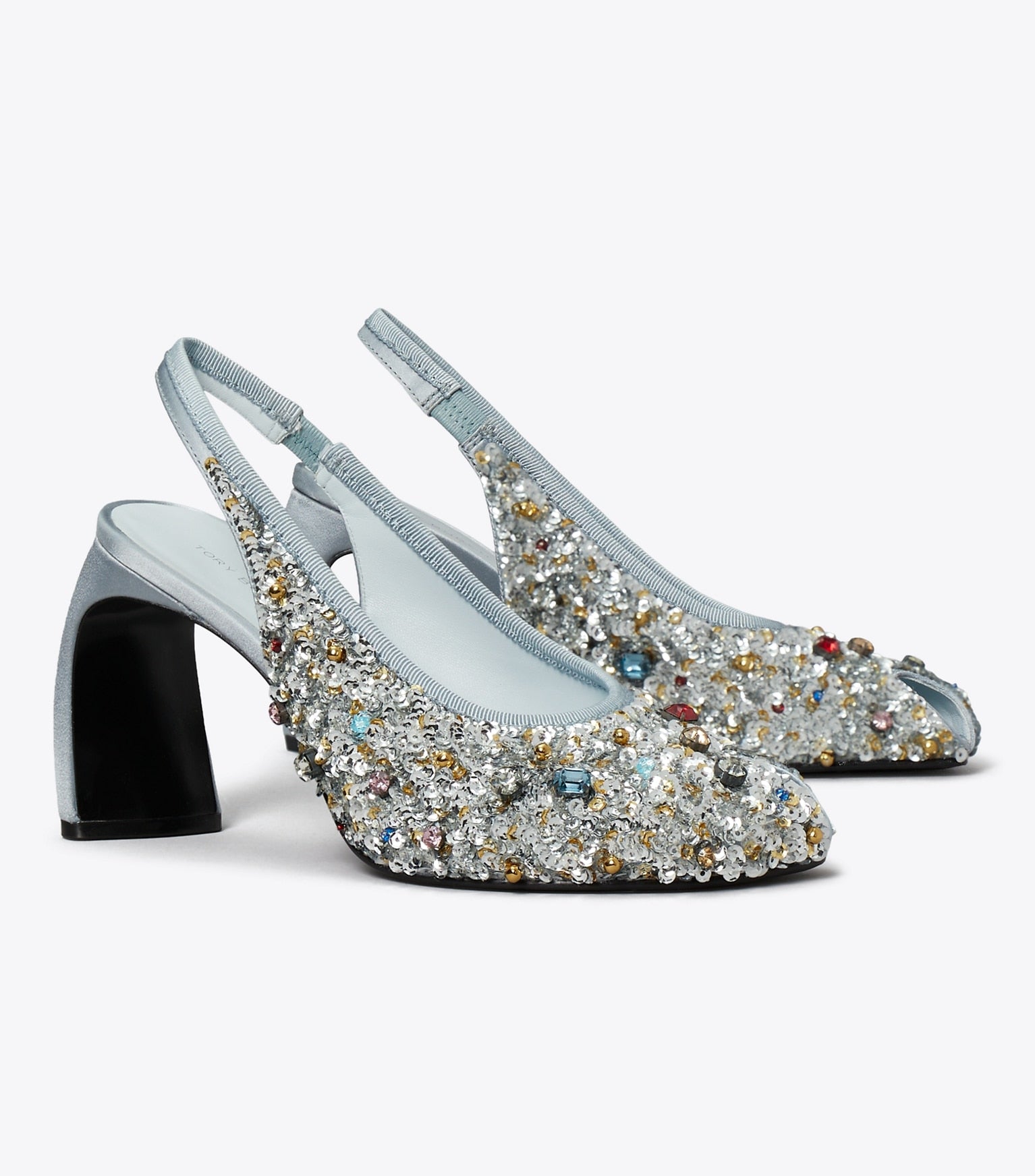 Peep-Toe Slingback Pump