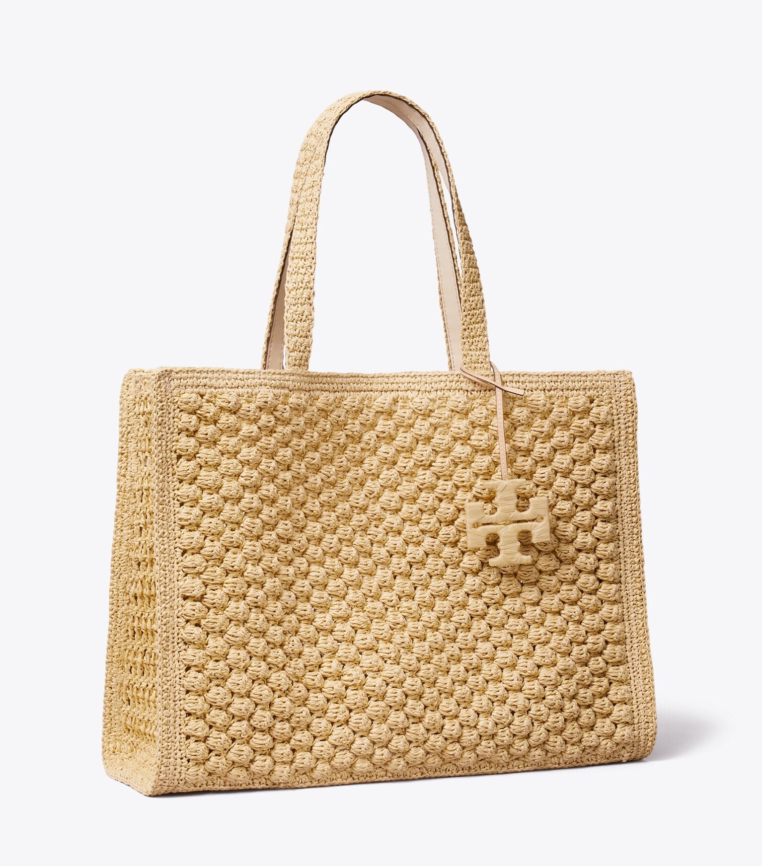 Large Ella Hand-Crocheted Popcorn Tote