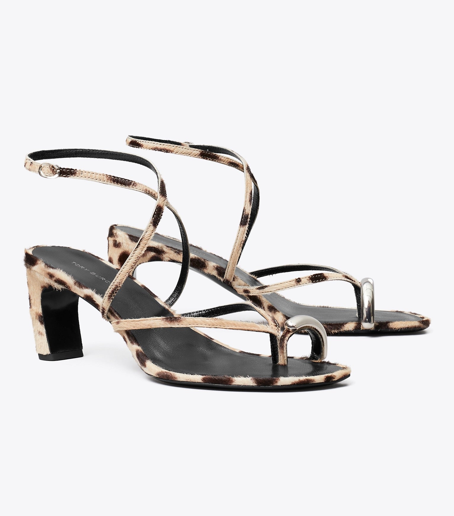 Pierced Strappy Heel Sandal 65mm