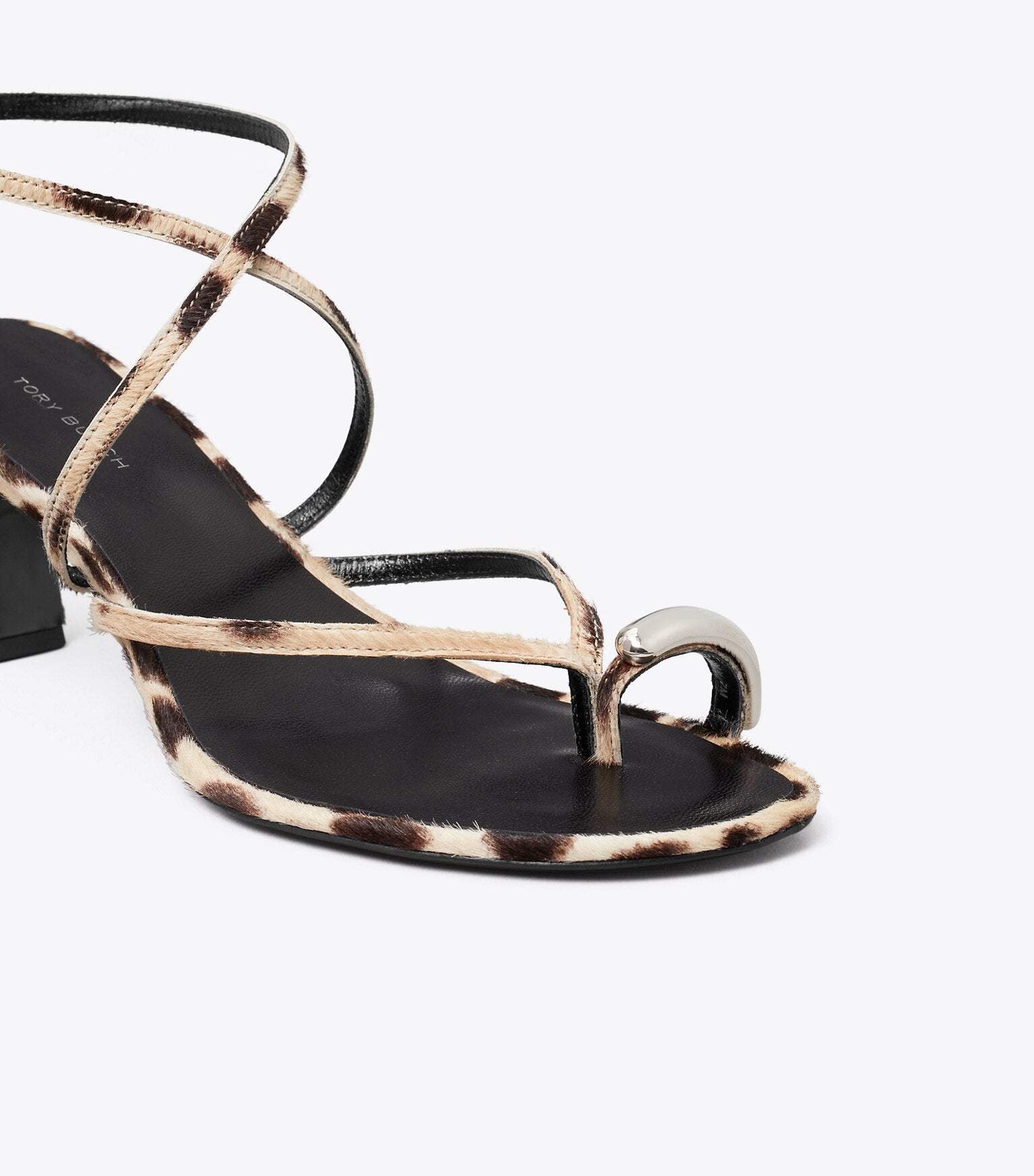 Pierced Strappy Heel Sandal 65mm