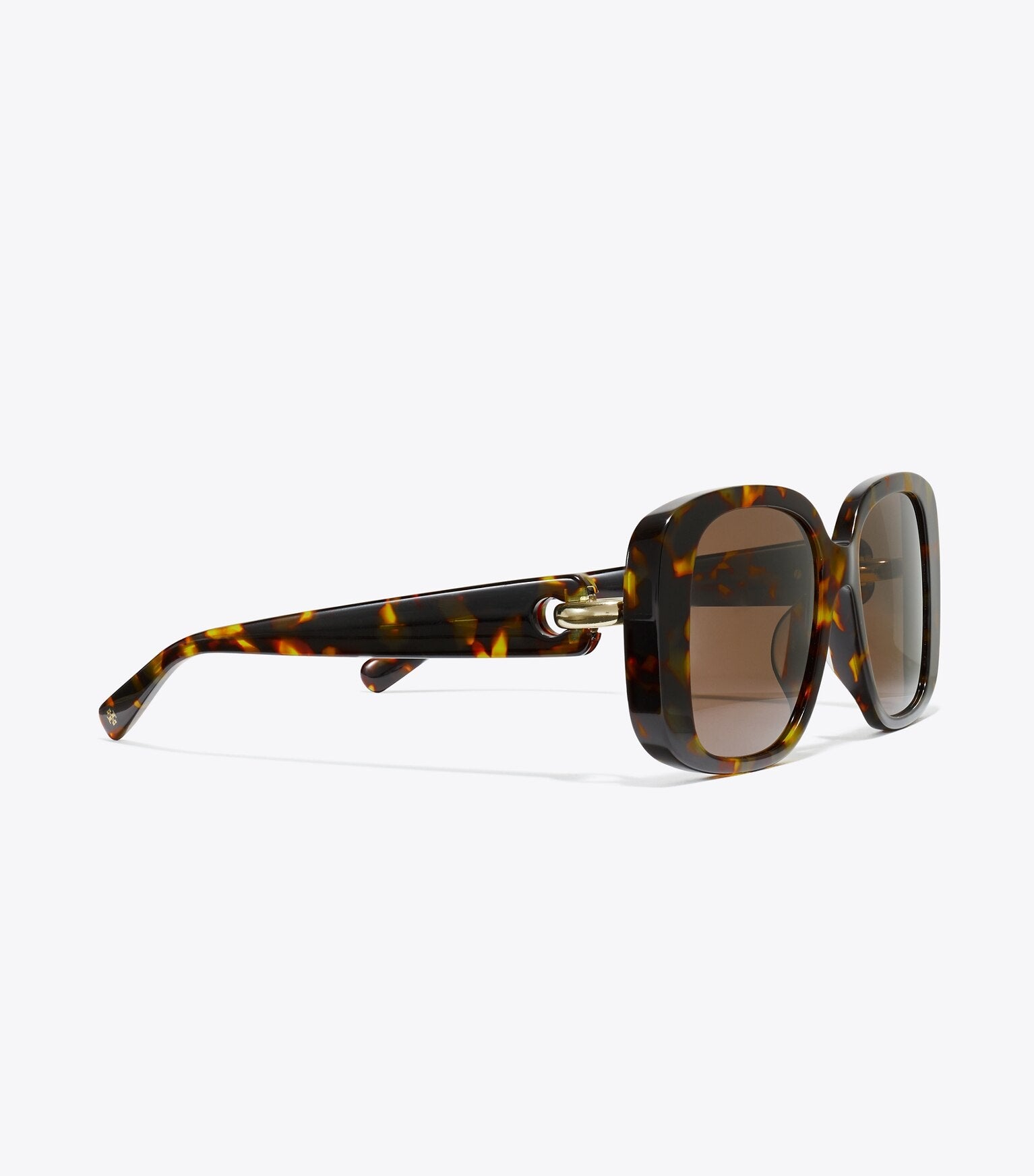 Pierced Oversized Square Sunglasses