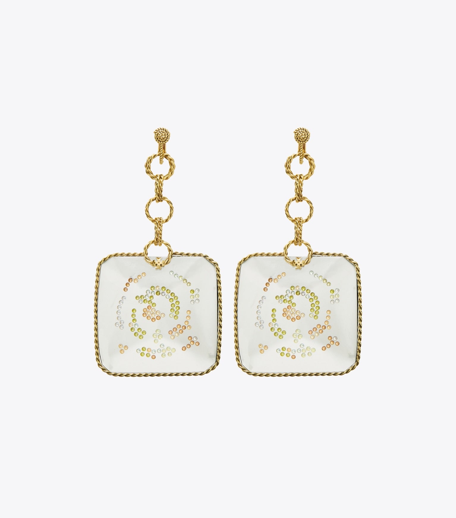 Runway Swirl Drop Earrings