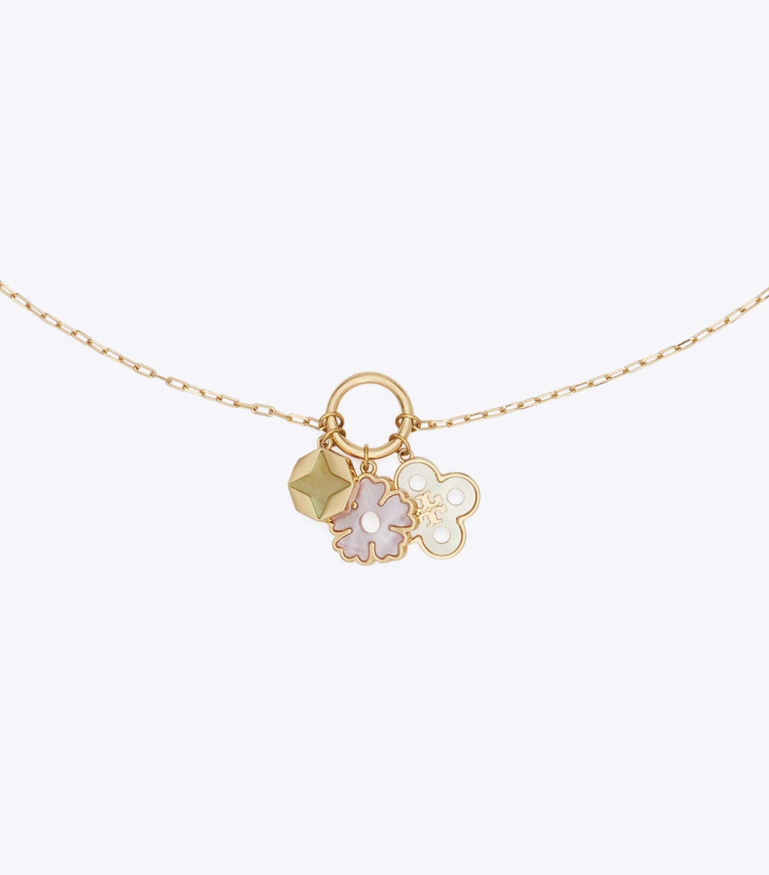 Forget Me Not Charm Pendant Necklace