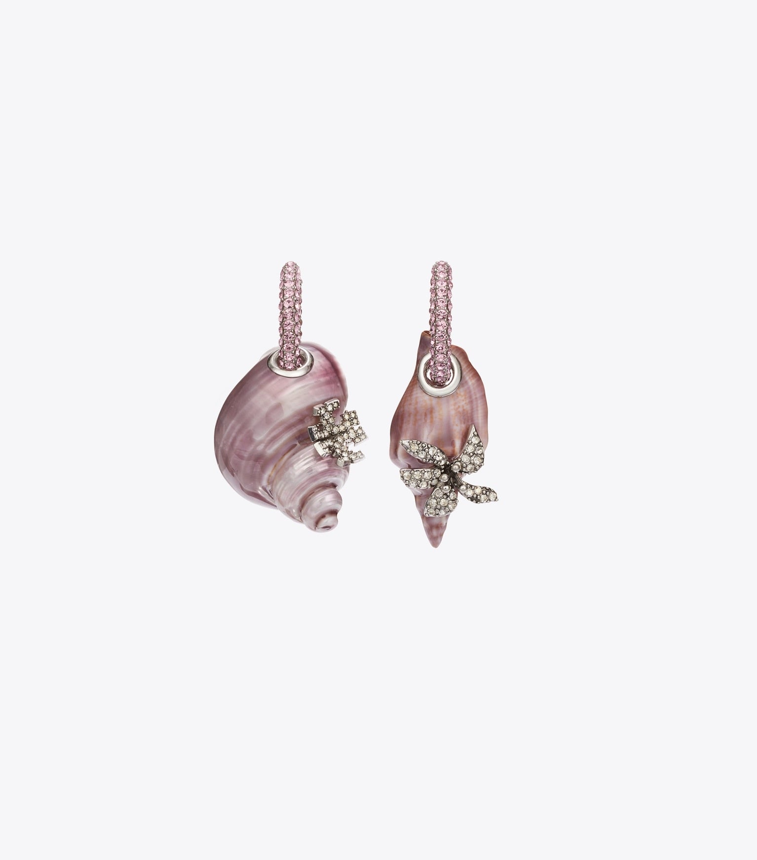 Curiosity Shell Hoop Earrings