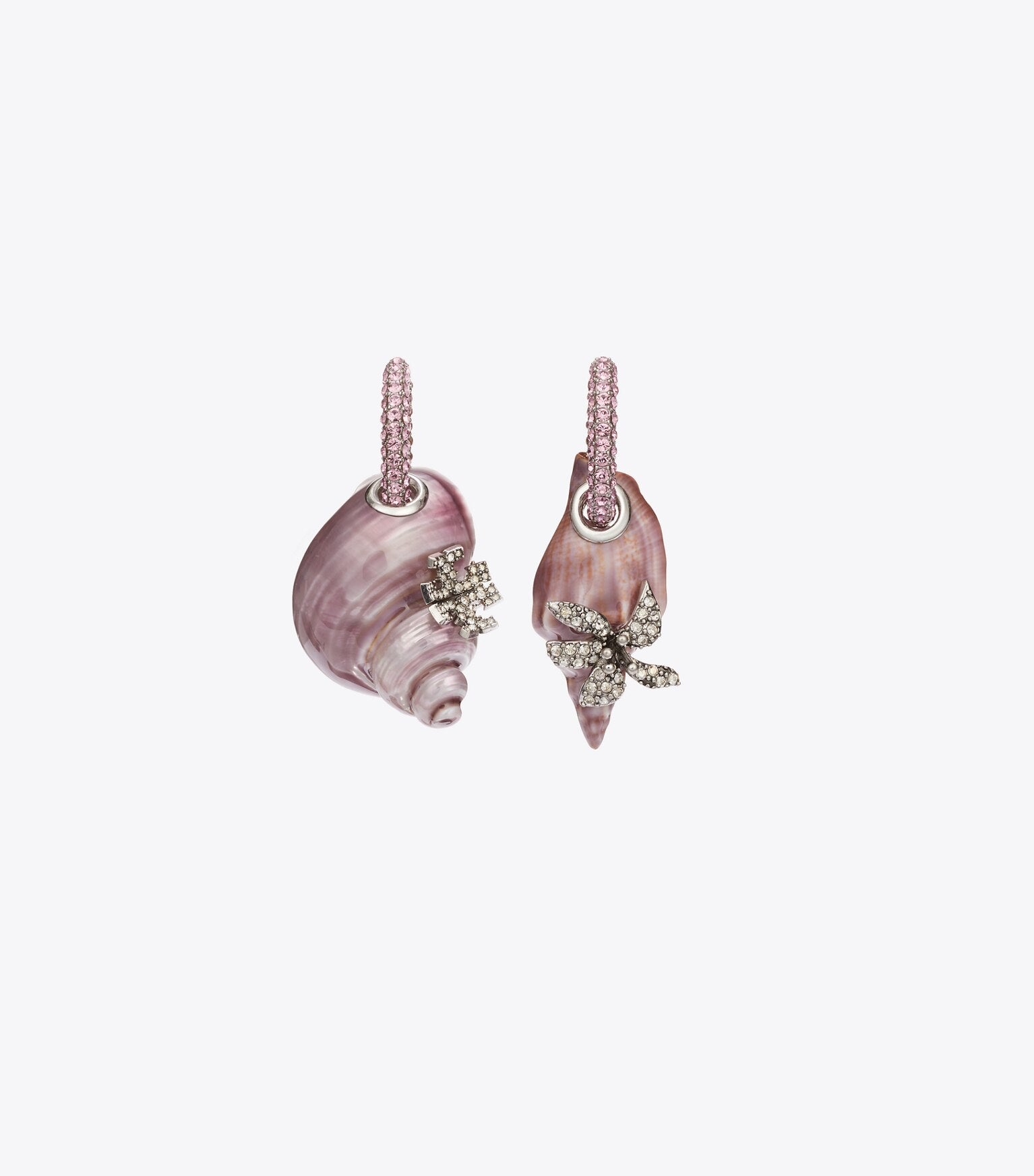 Curiosity Shell Hoop Earrings