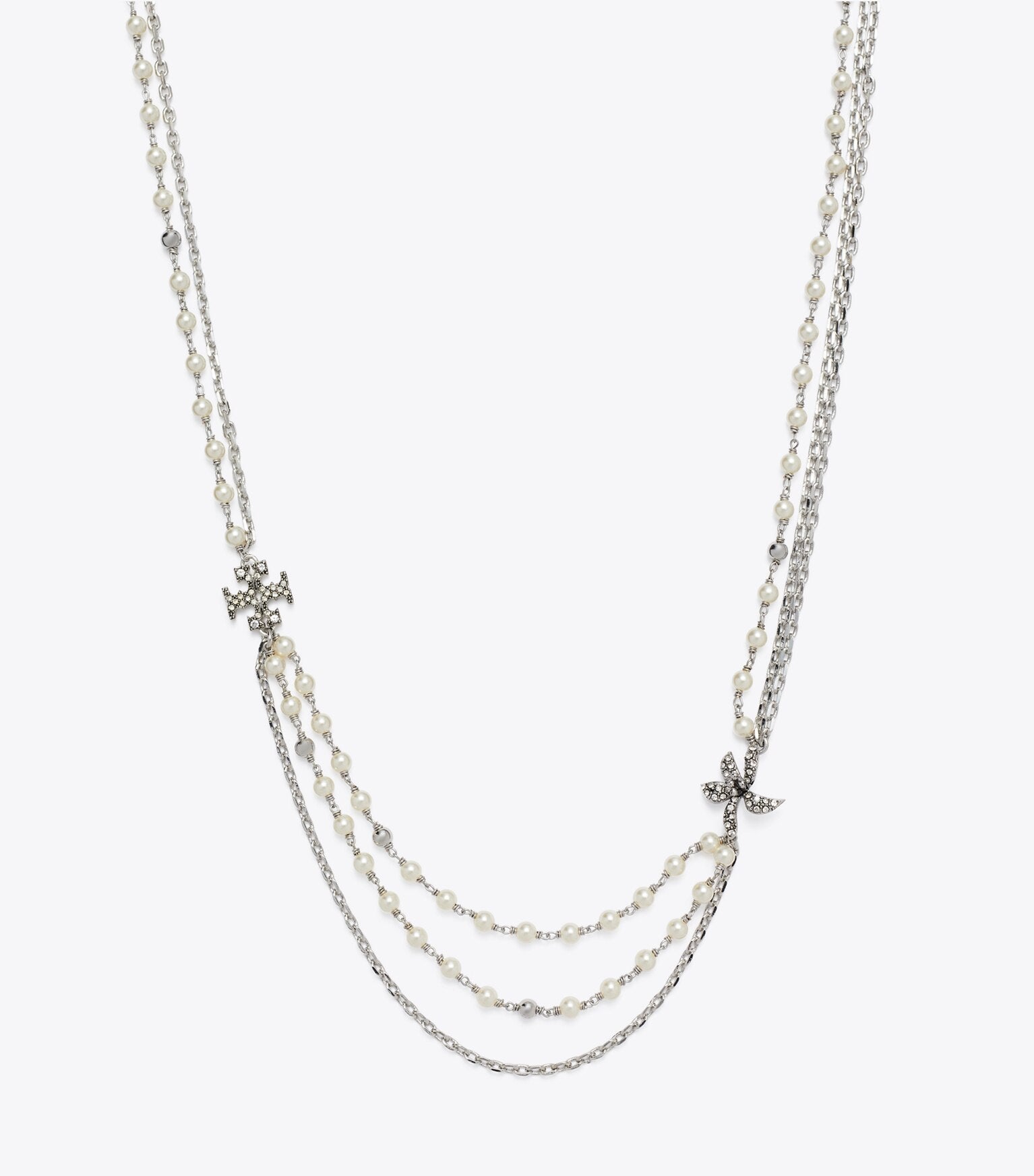 Moondance Multi Strand Pearl Necklace
