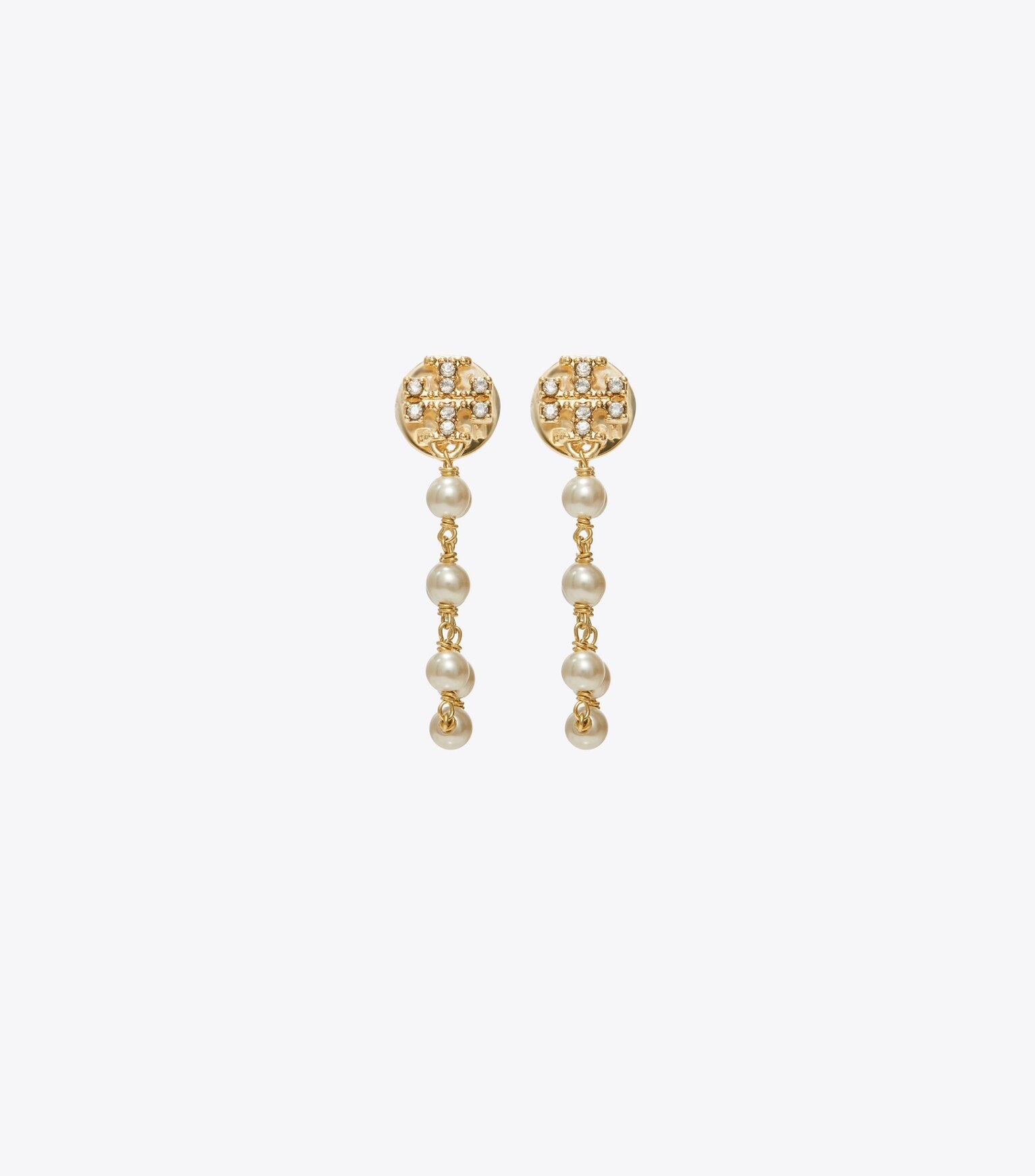 Moondance Pearl and Chain Earrings