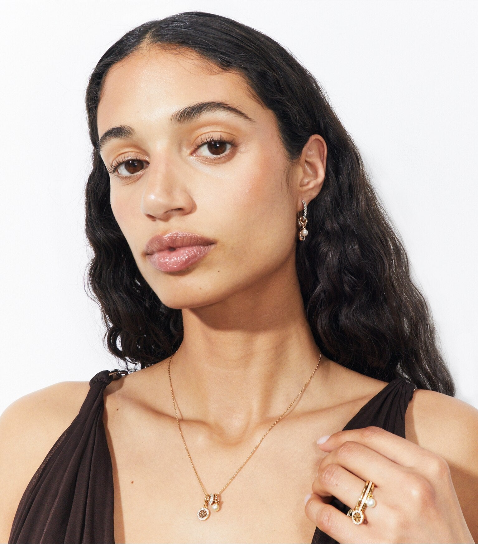 Icon Pavé Charm Earrings