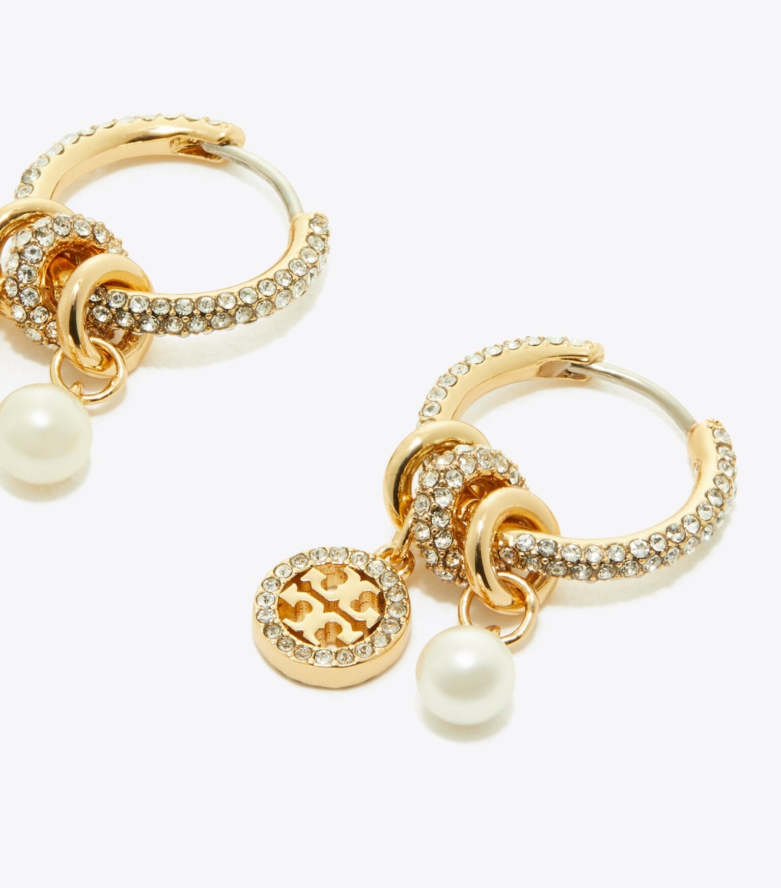 Icon Pavé Charm Earrings