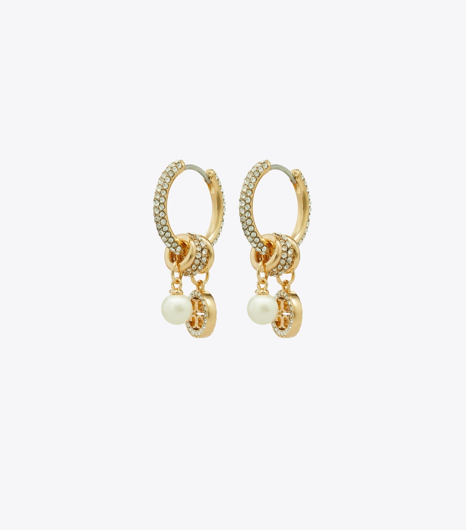 Icon Pavé Charm Earrings