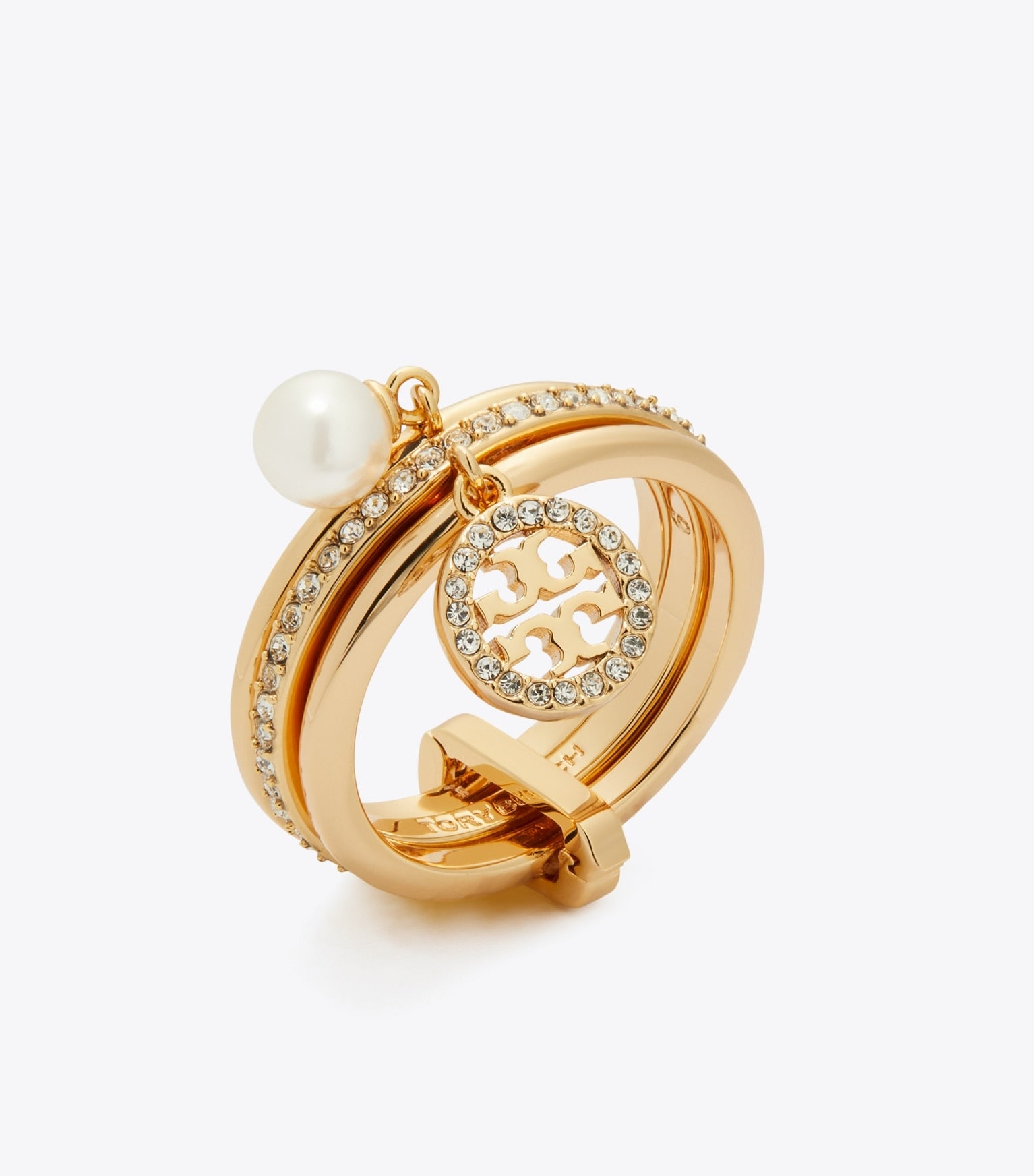 Icon Pavé Charm Ring