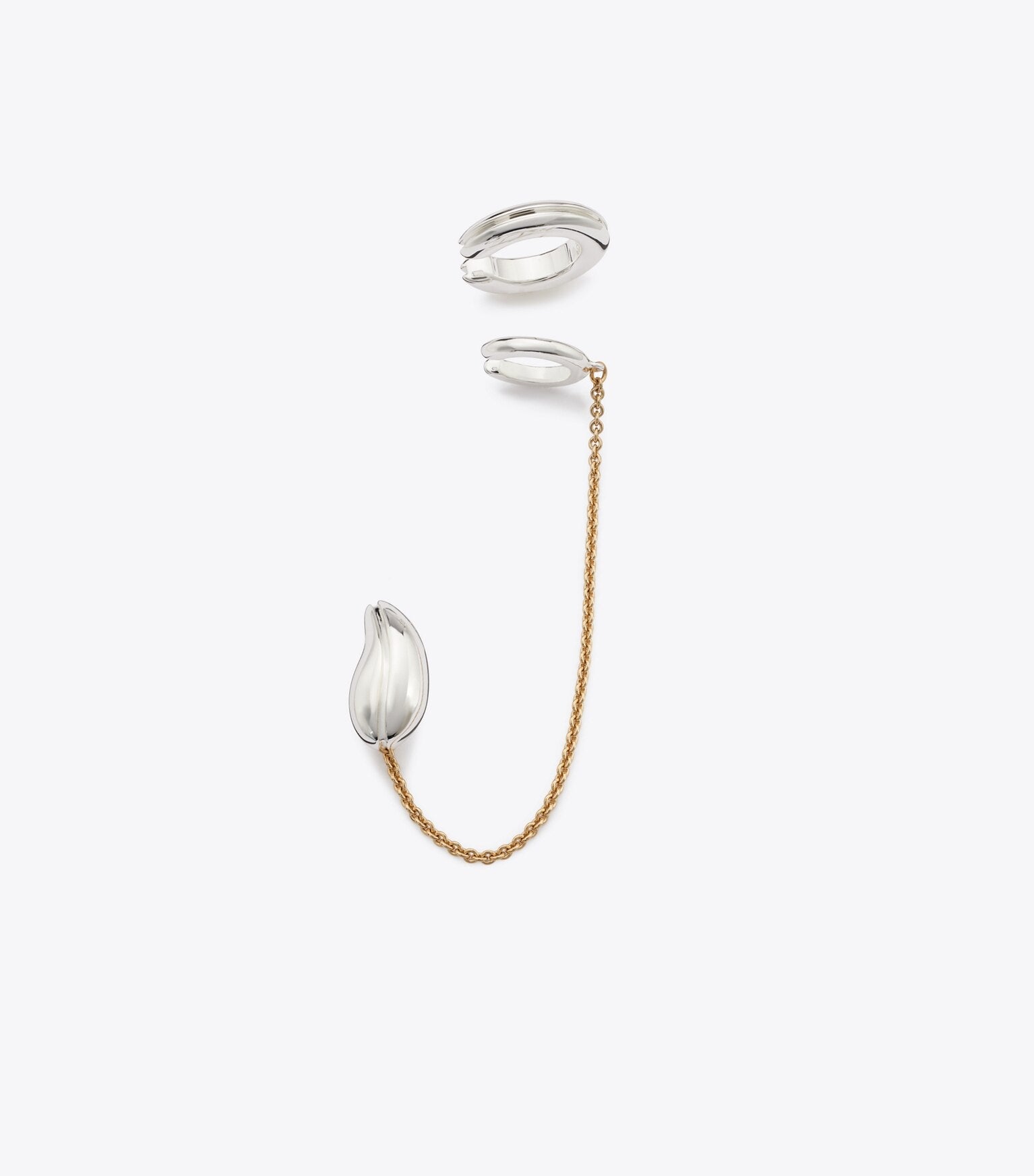 Pierced Chain Ear Cuff