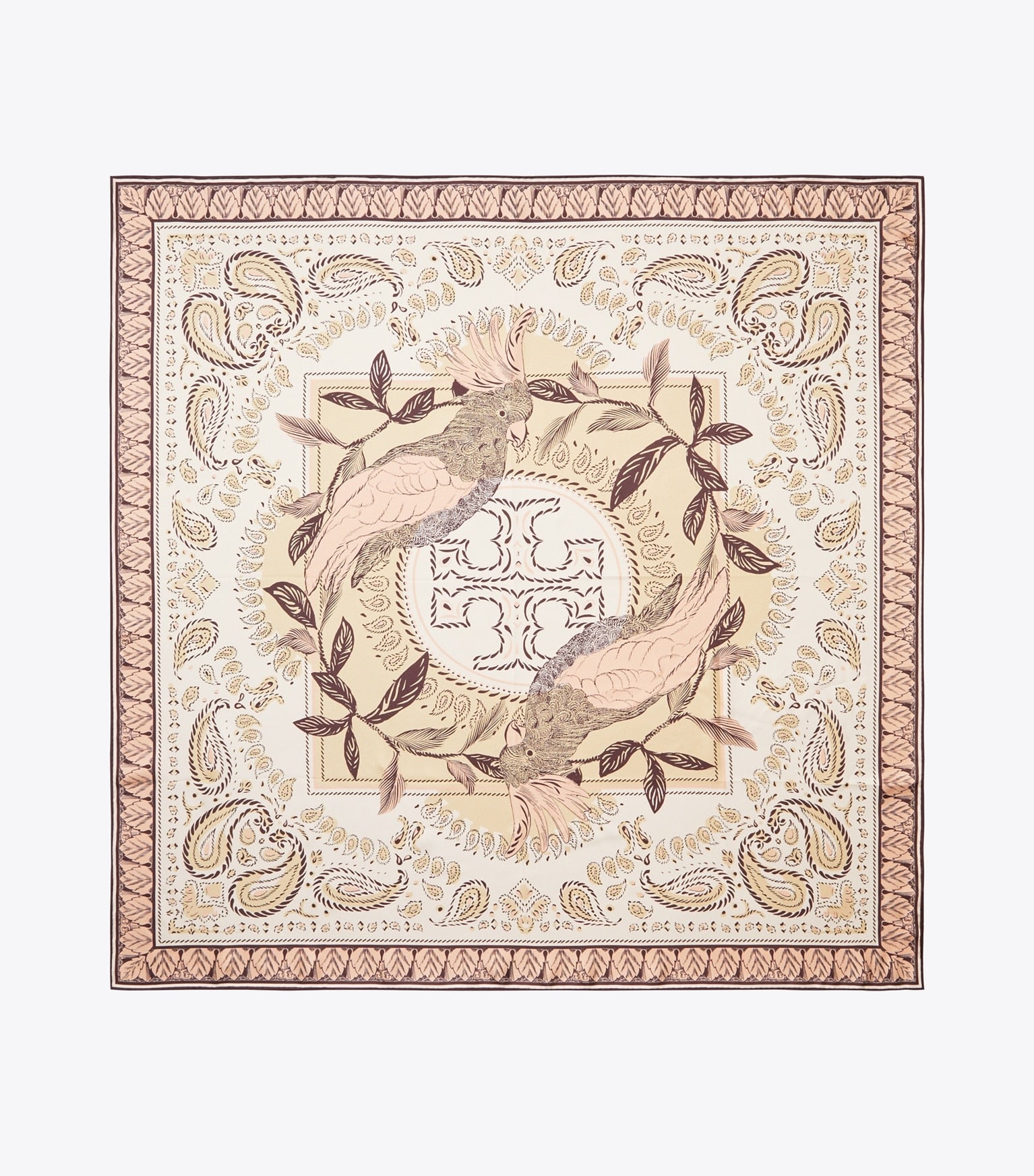 Cockatoo Bandana Silk Square Scarf