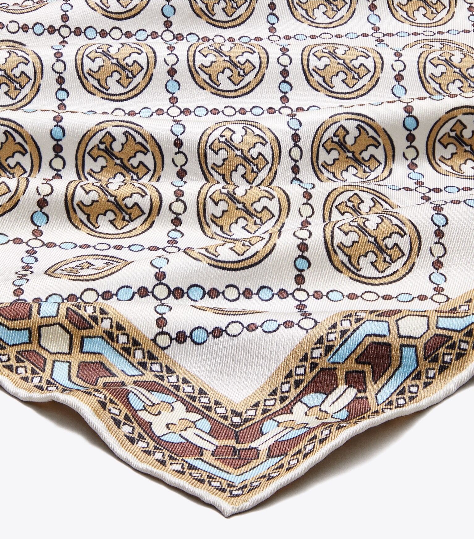 Deco T Monogram Neckerchief