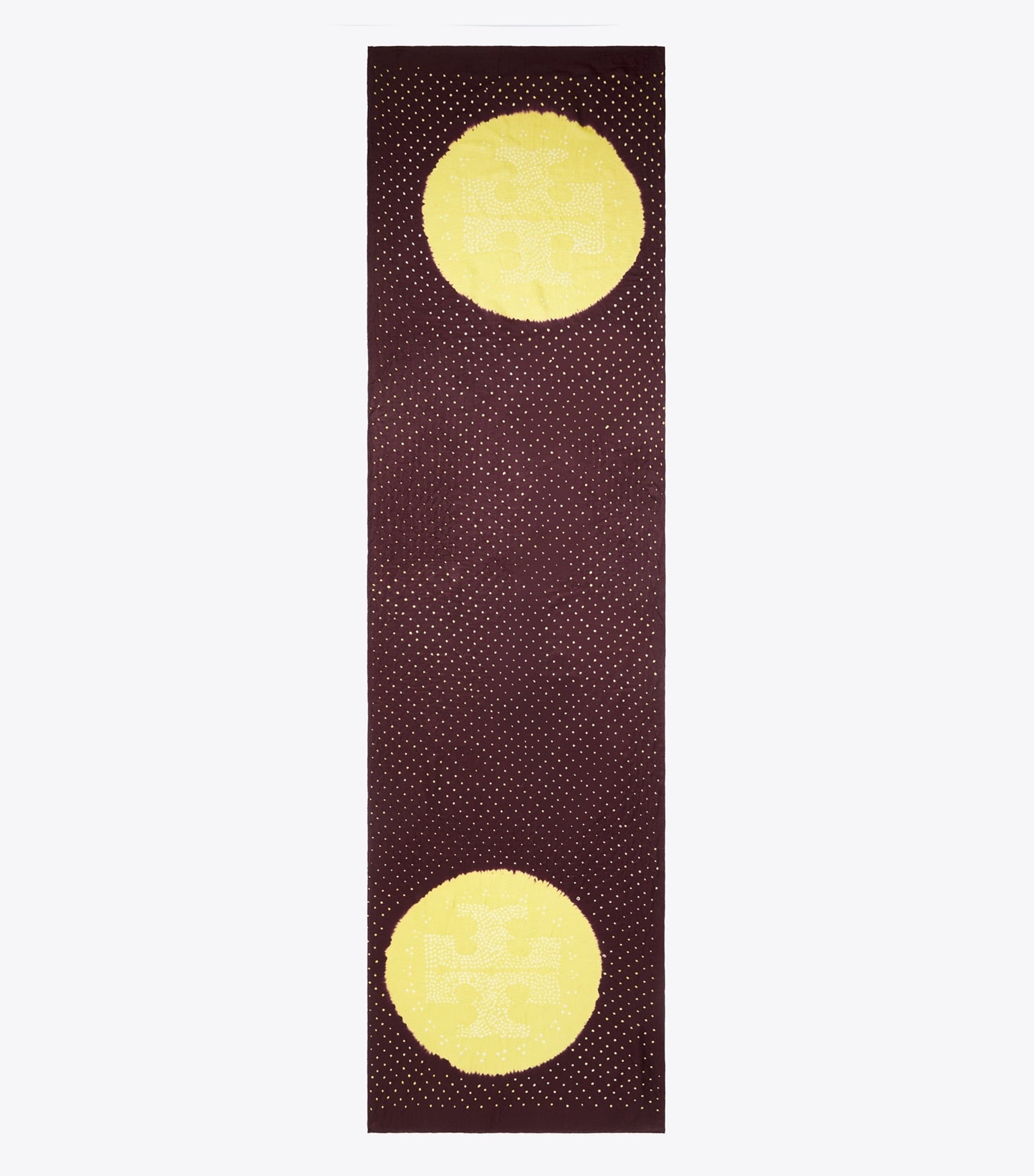 Ruched Silk Oblong Scarf