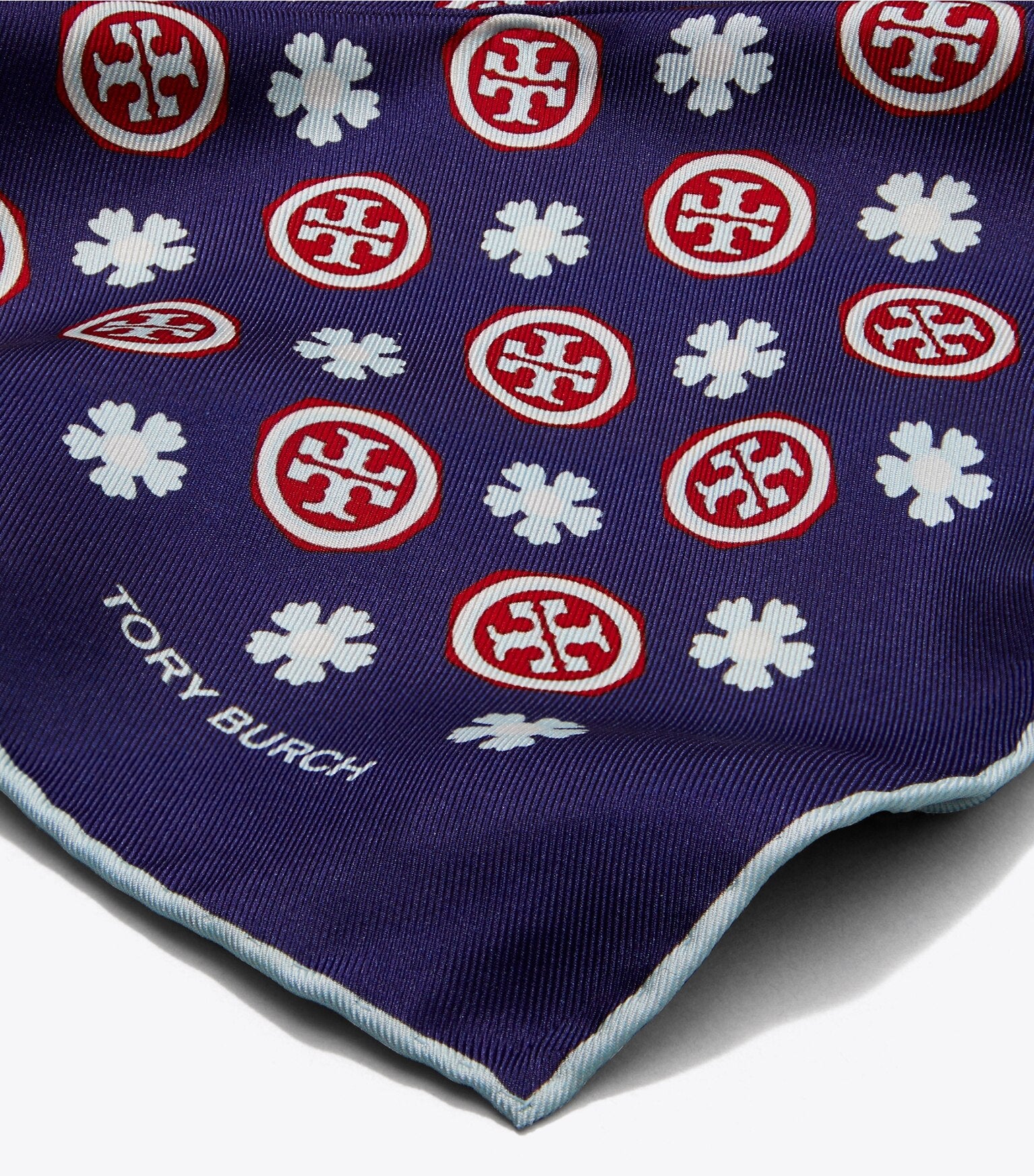 Floral Logo Triangle Scarf