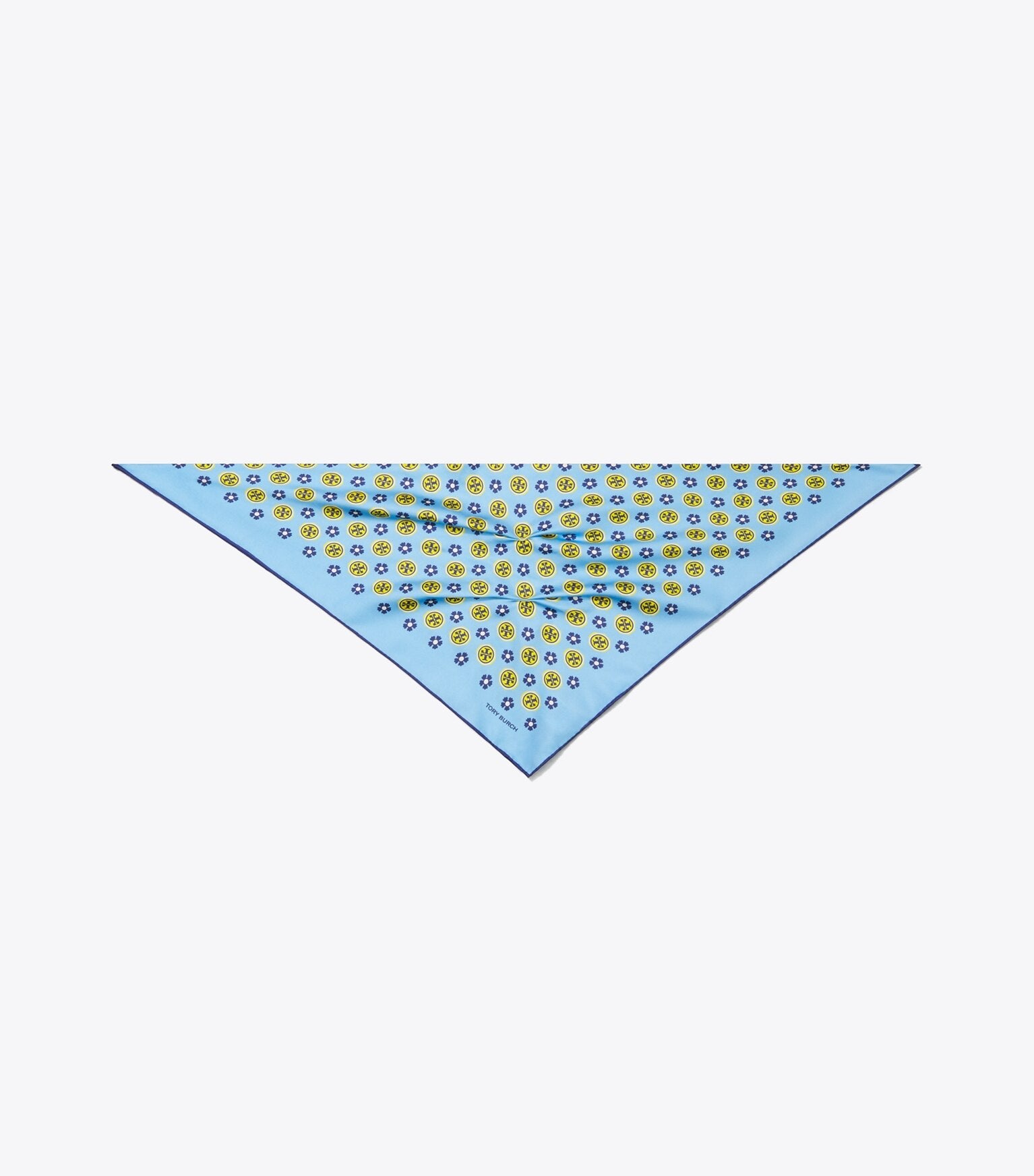 Floral Logo Triangle Scarf