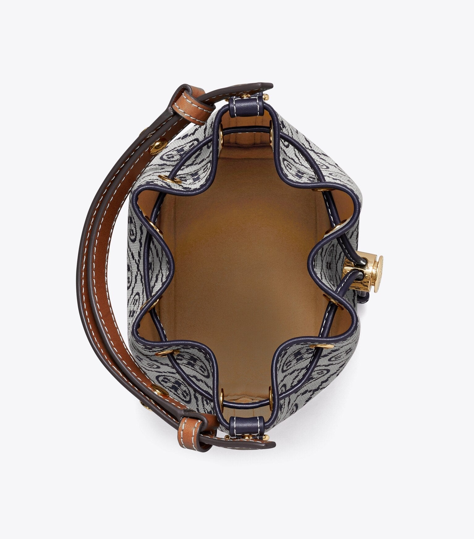 T Monogram Mini Bucket Bag