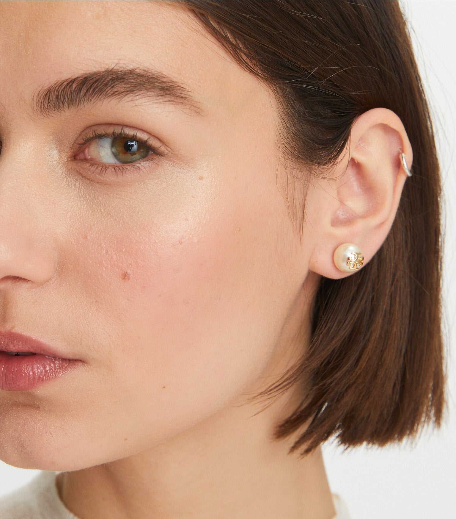 Moondance Pearl Stud Earrings
