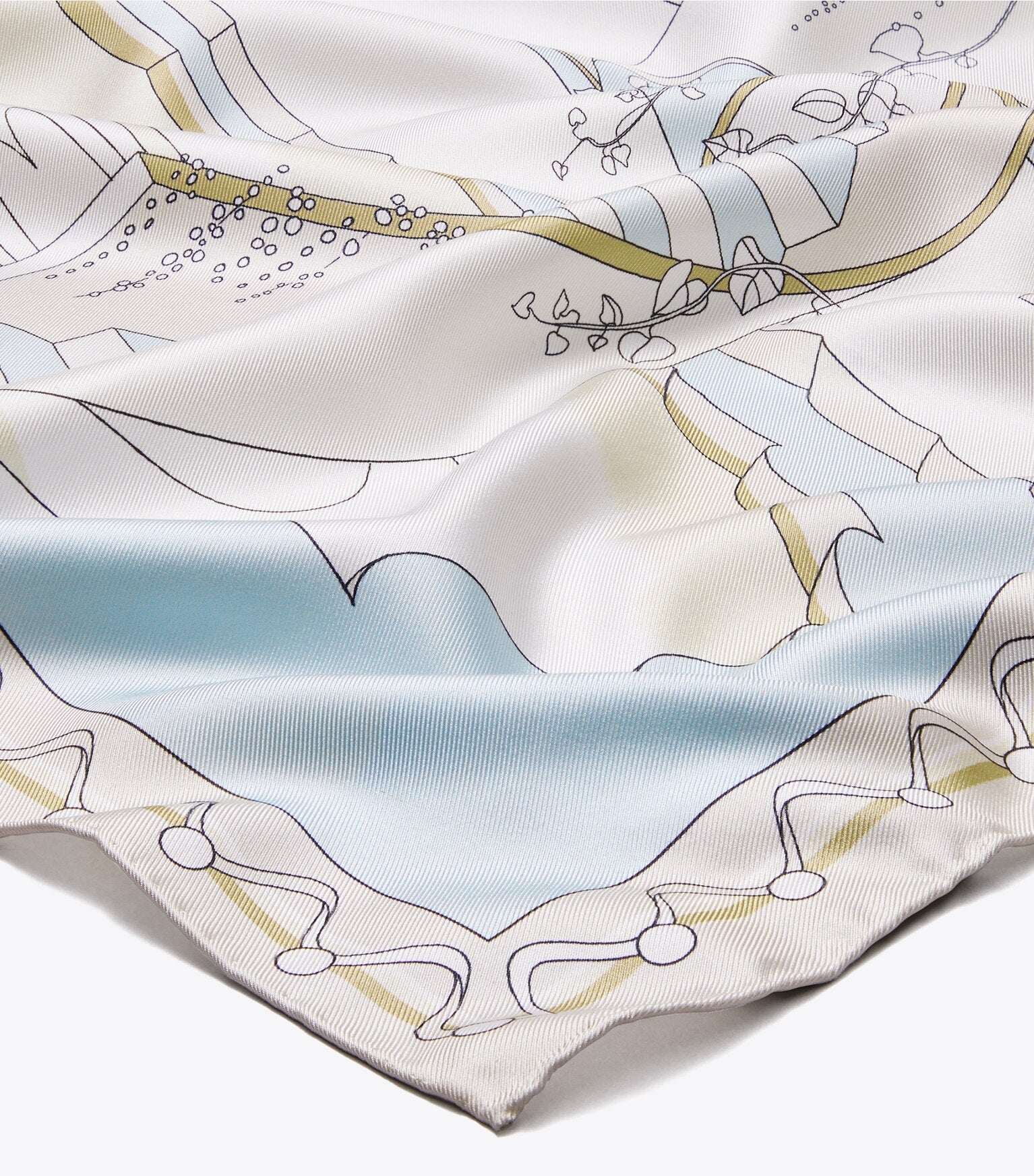 The Pool Silk Square Scarf