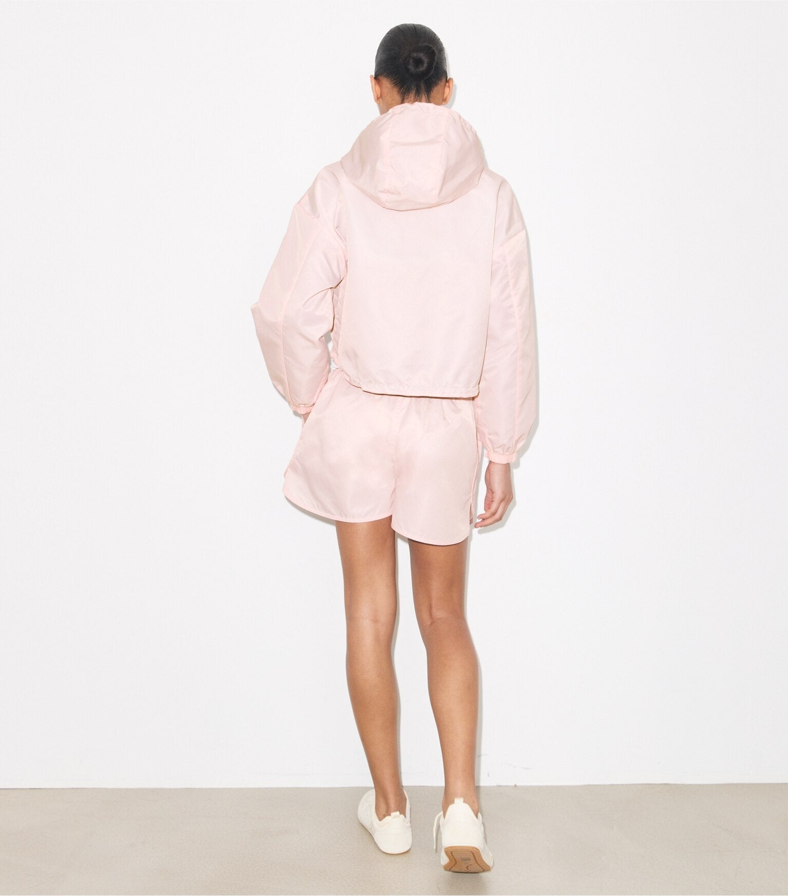Reversible Cropped Nylon Jacket