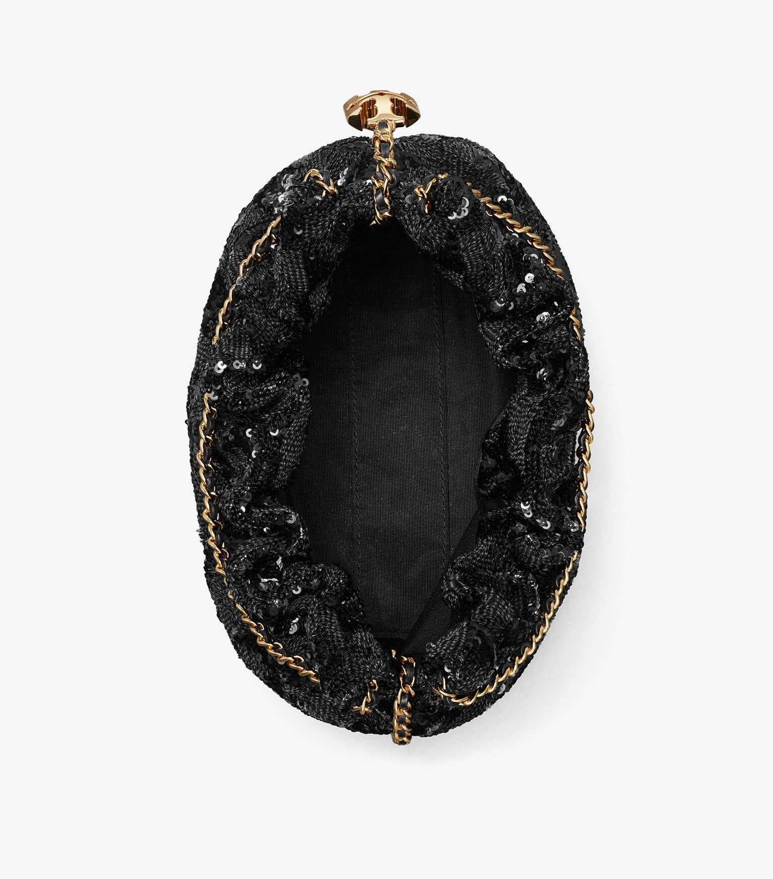 Mini Fleming Sequin Hobo Bag