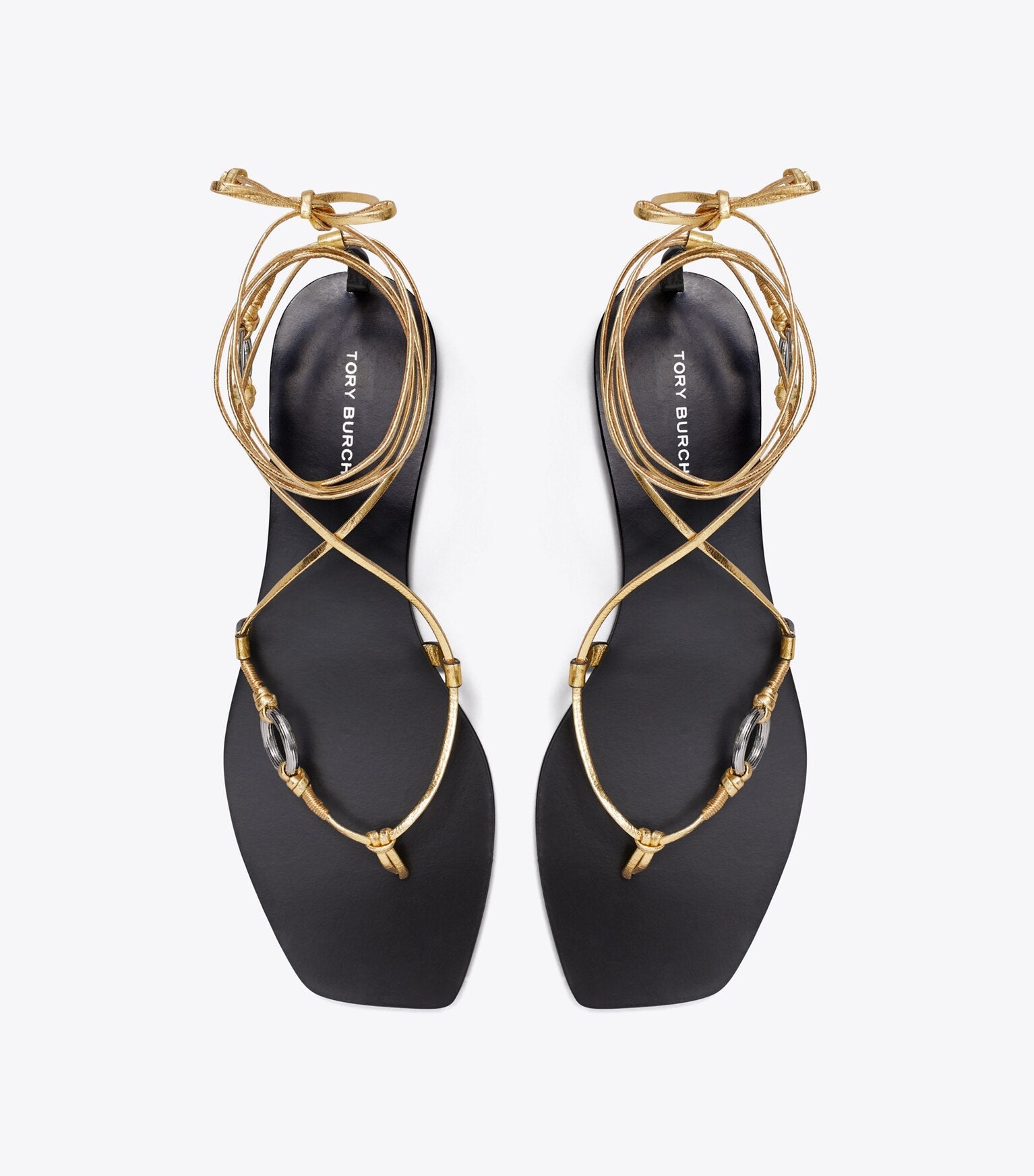 Linked Lace-Up Sandal
