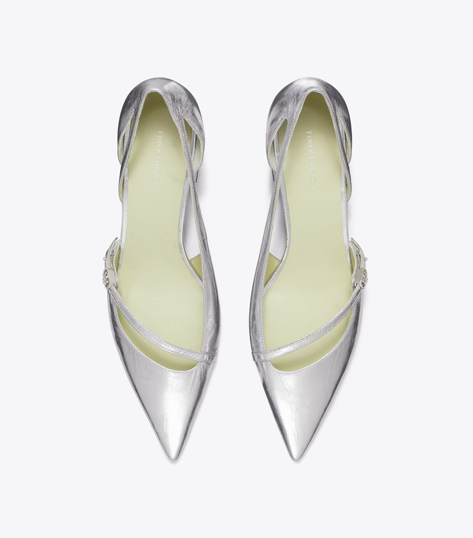 Double T Buckle D'Orsay Pump
