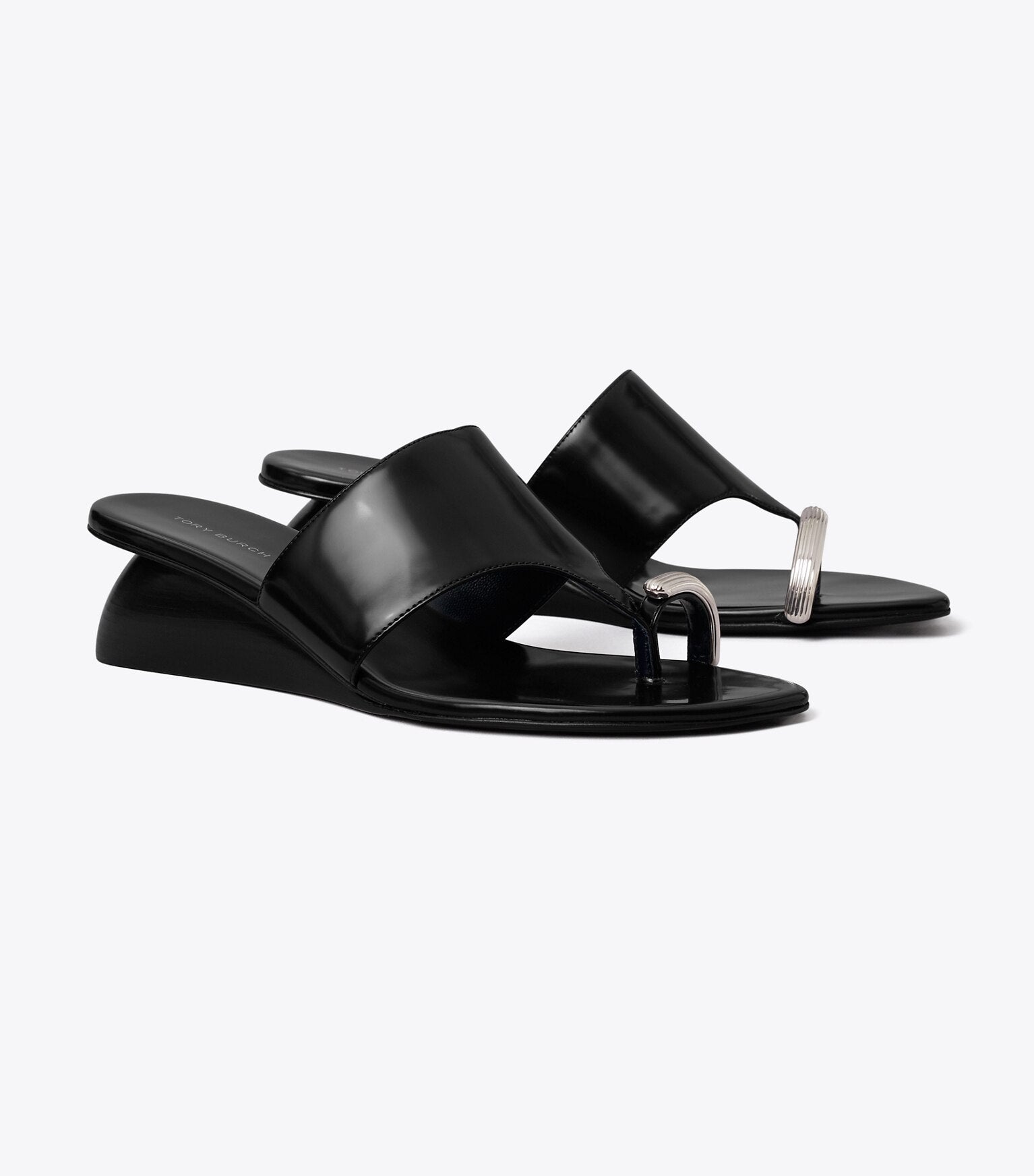 Pierced Wedge Sandal