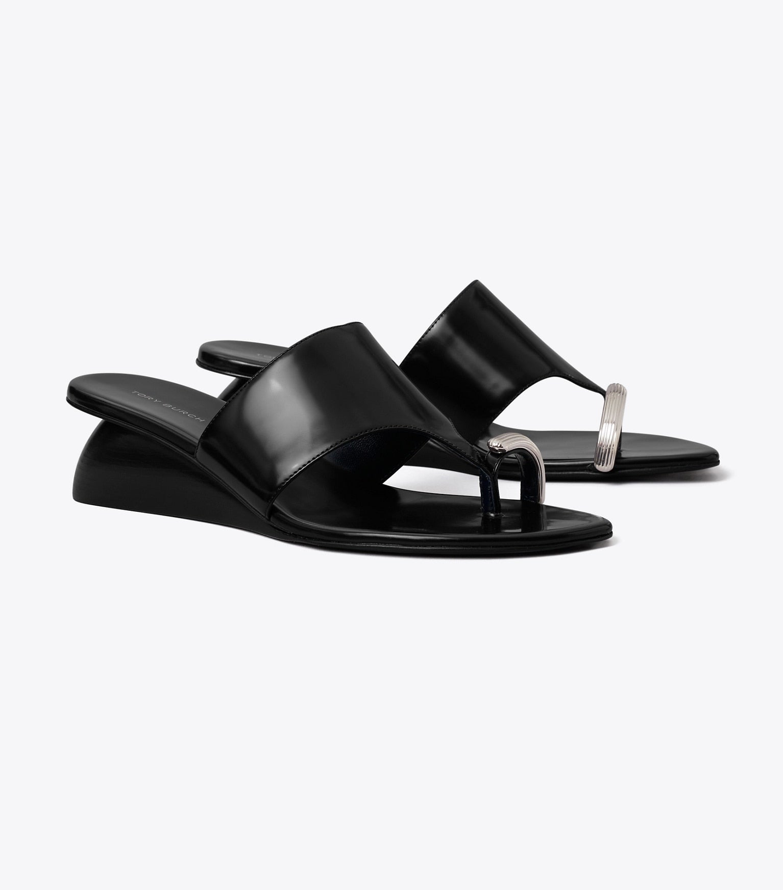 Pierced Wedge Sandal