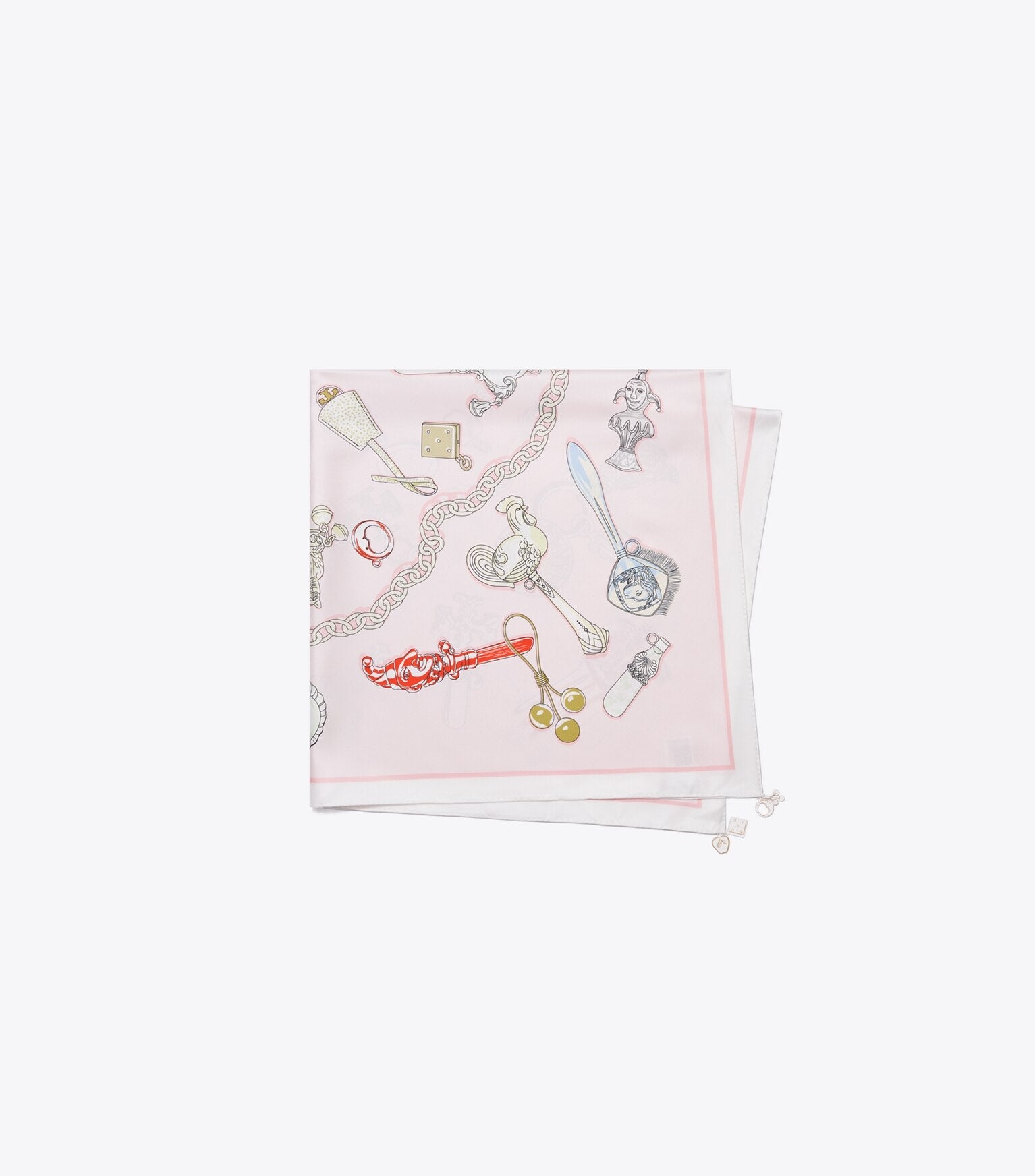 Rattles Silk Square Scarf