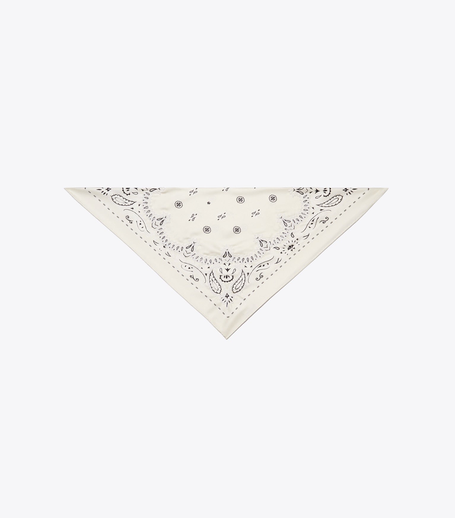 Beaded Bandana Triangle Scarf